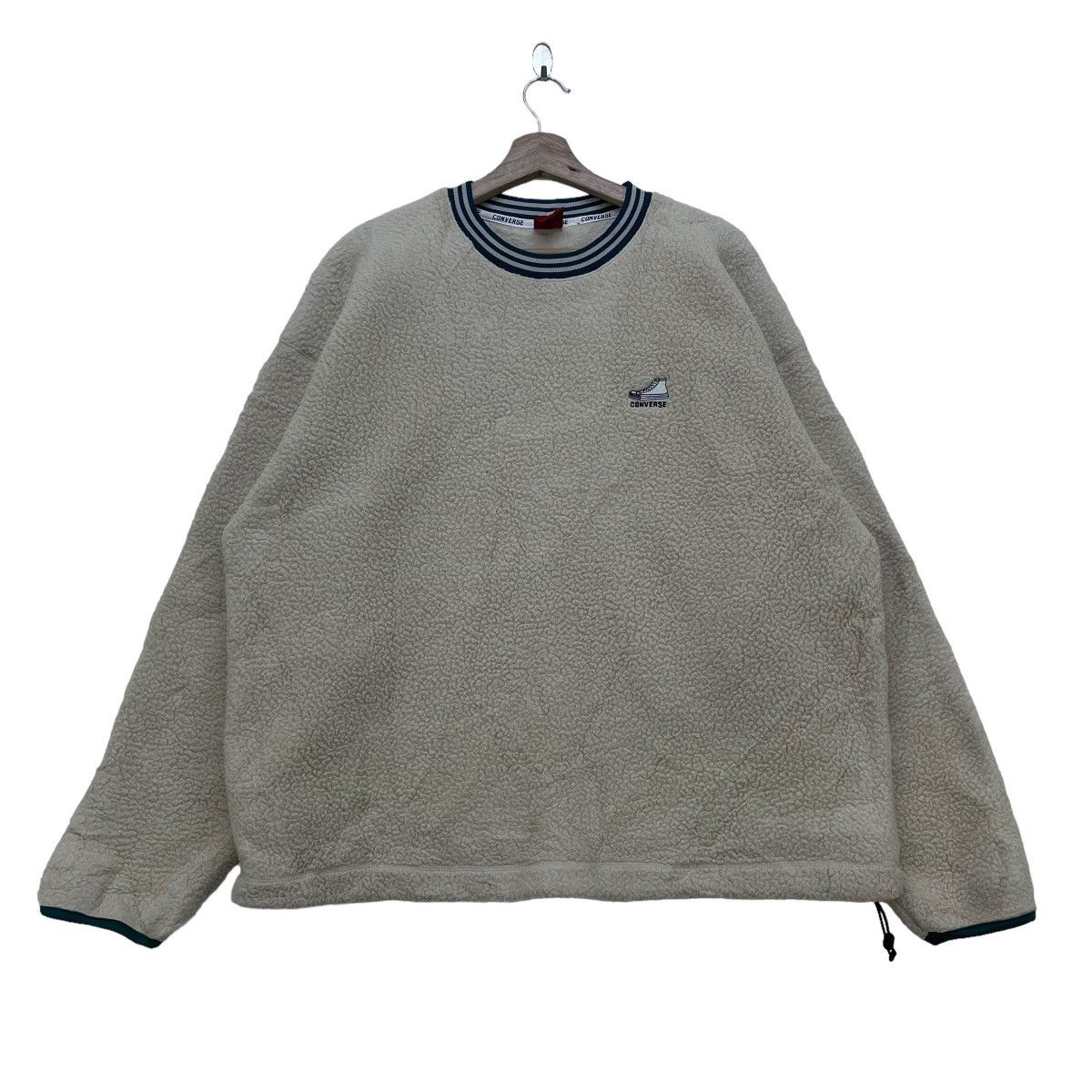 Converse × Vintage Vintage Converse Pull Over Deep Pile Jacket Size US L / EU 52-54 / 3 - 2 Thumbnail