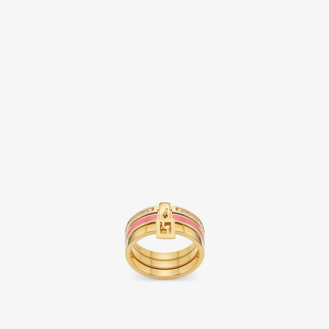 Fendi o1s1wg110925 Size:OS/Forever Fendi Ring in Golden Size ONE SIZE - 1 Thumbnail