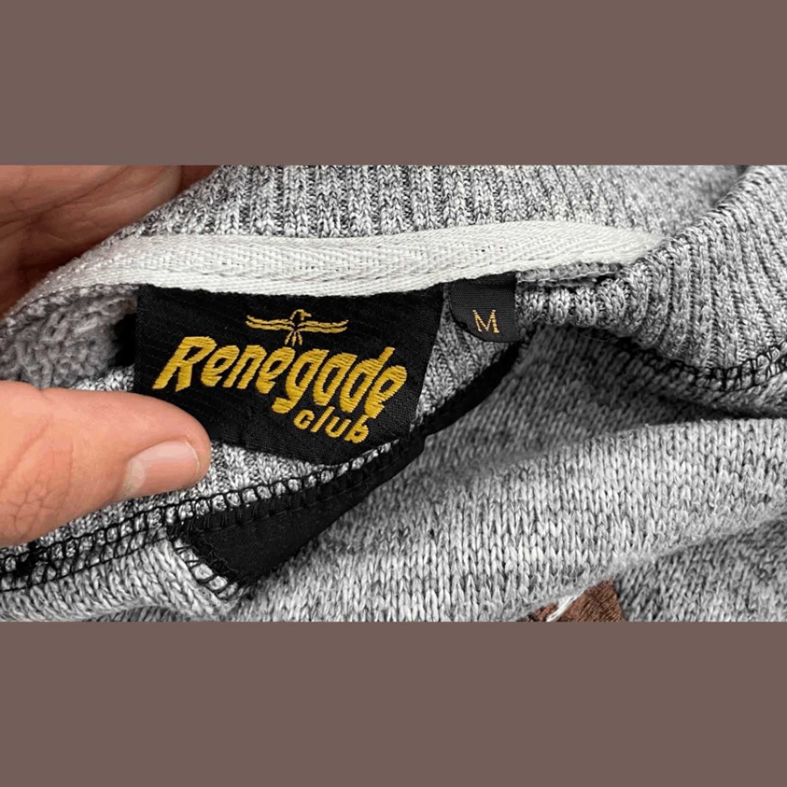Vintage VTG Alaska Sweater Renegade Club Gray Black Y2K Outdoorcore Size US M / EU 48-50 / 2 - 2 Thumbnail
