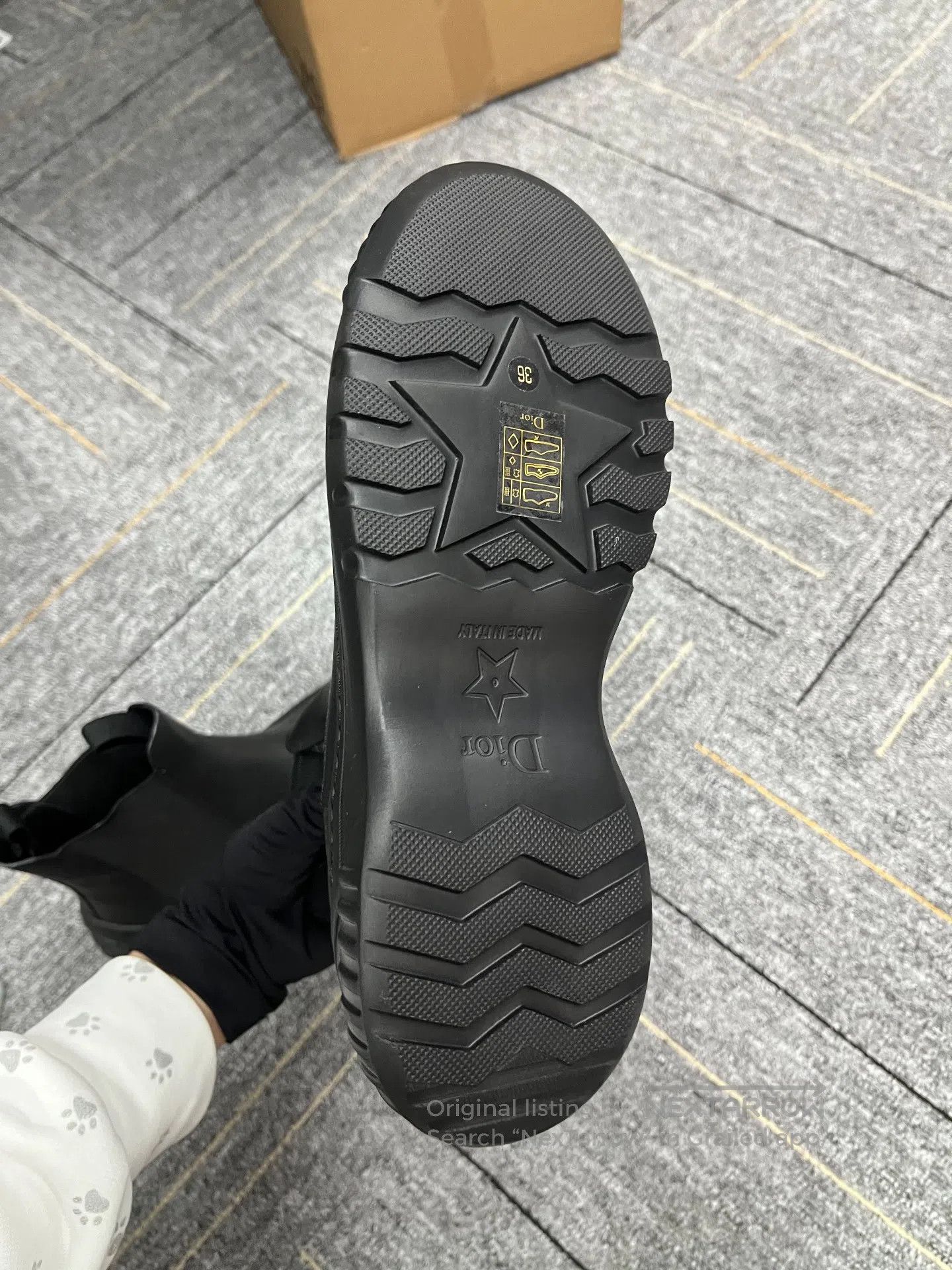 Dior Dior Monogrammed Letter Logo Short Boots| Size US 5.5 / IT 35.5 - 7 Thumbnail