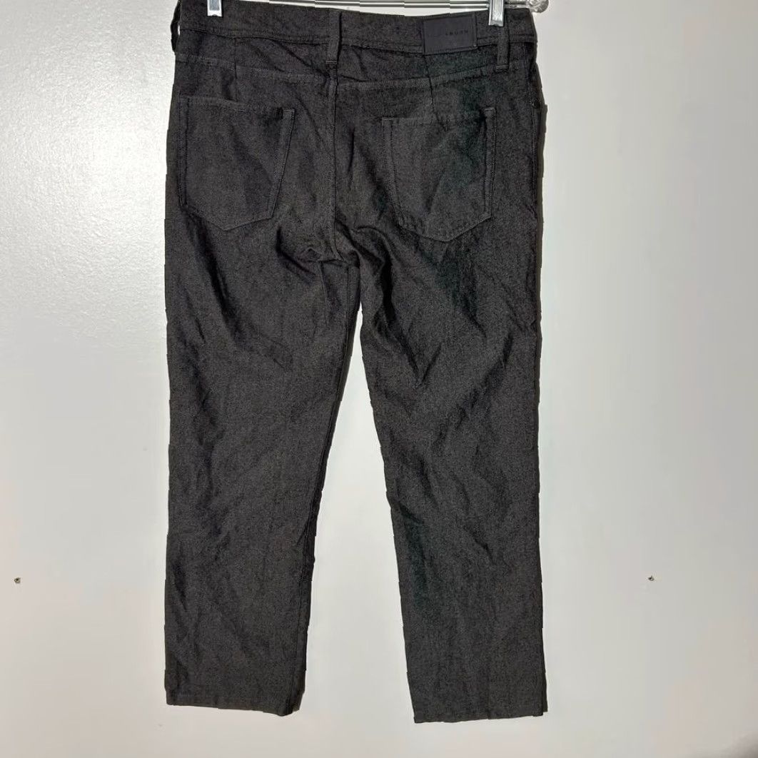 Vintage J. Hilburn Mens Gray 100% Wool 5-Pocket Straight Leg Pants Size 32x27 Size US 32 / EU 48 - 5 Thumbnail