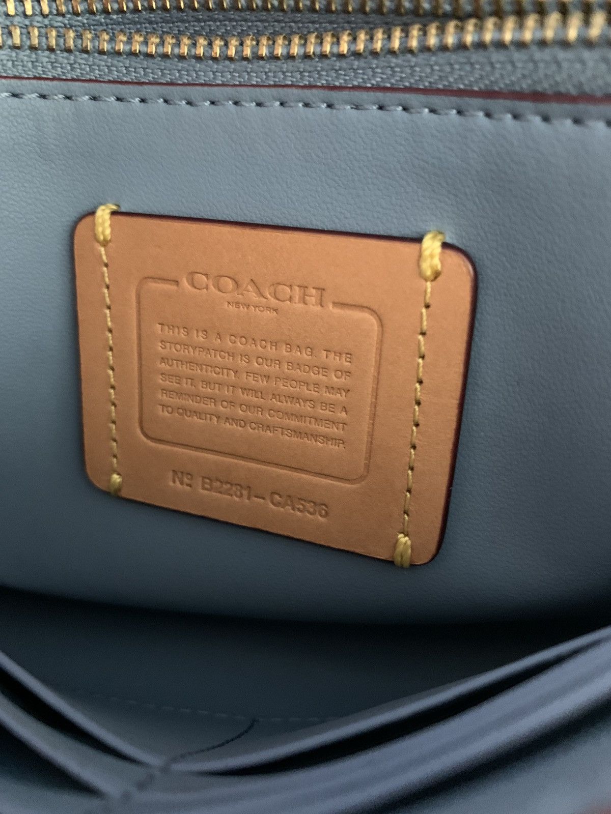 Coach Deadstock blue jesnd denjm y2k coacb crossbody Size ONE SIZE - 16 Thumbnail