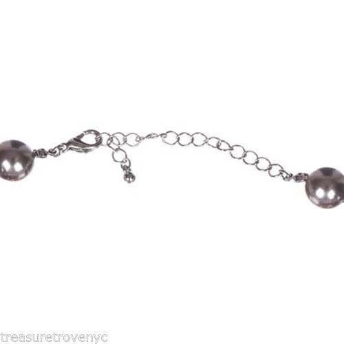 Designer Treasure Trove NYC Silver Tone Ball Bead Necklace Size ONE SIZE - 2 Thumbnail