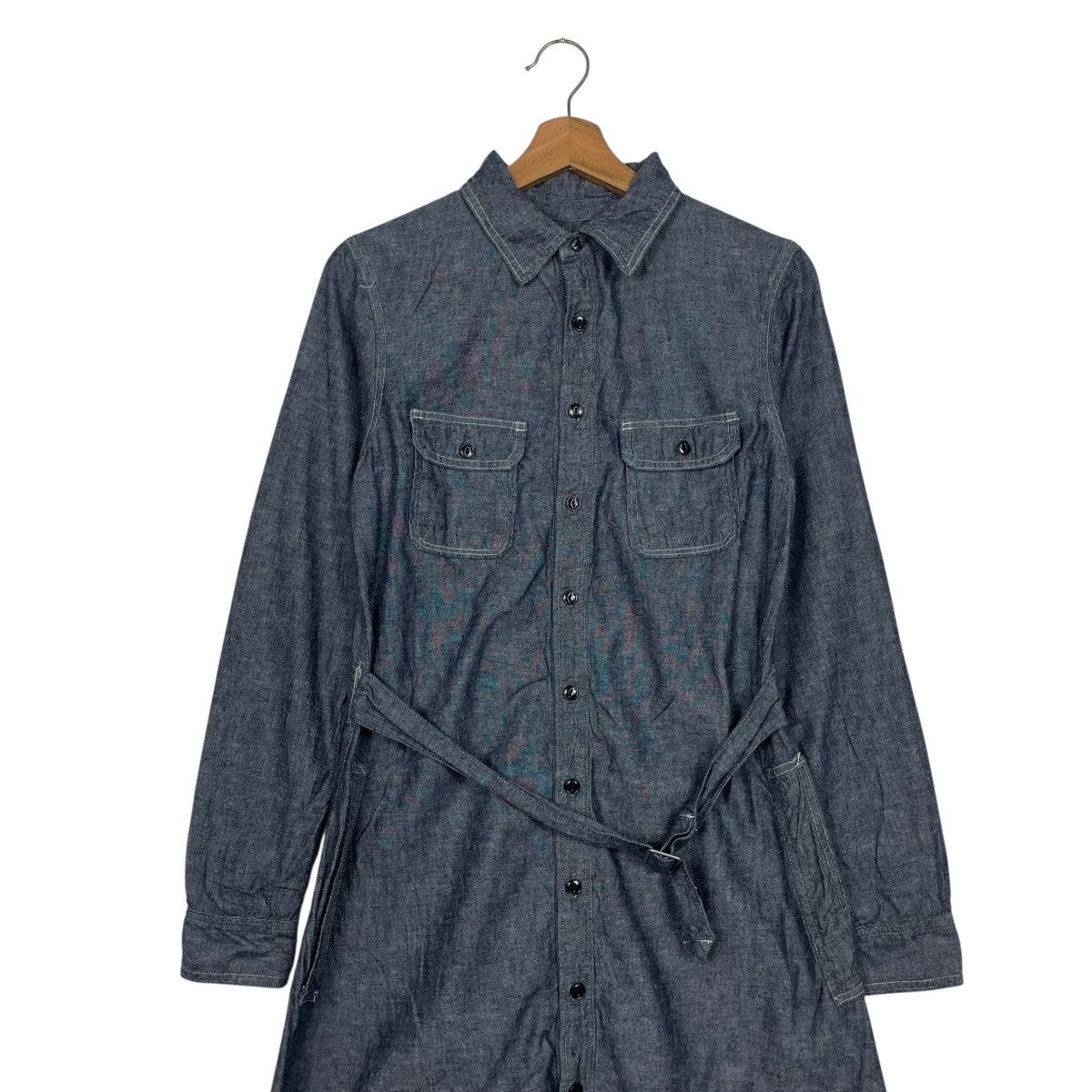 Kapital Kapital Belted Denim Dress Size S / US 4 / IT 40 - 3 Thumbnail