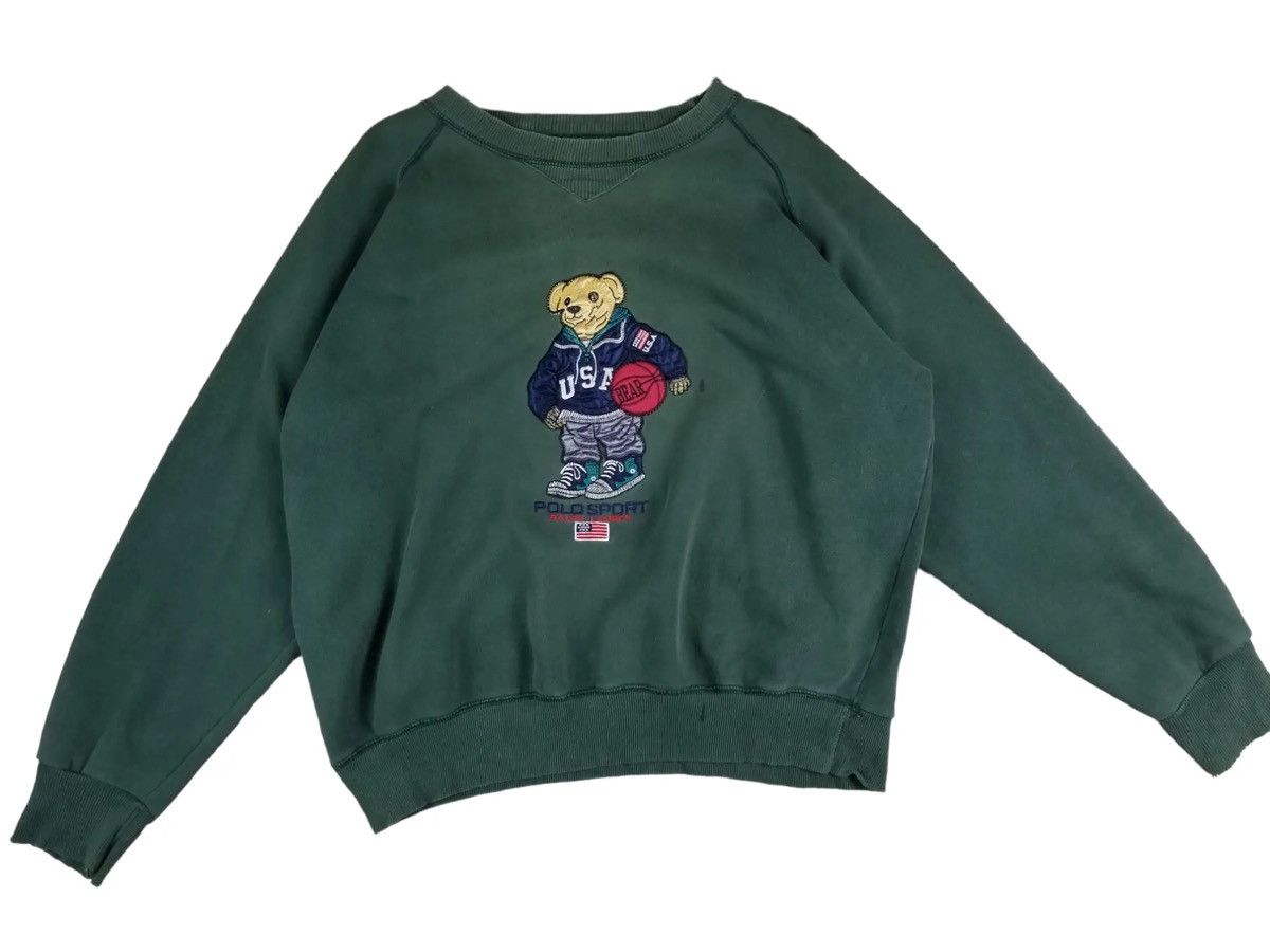 Polo Ralph Lauren × Vintage ✅️🔥Vintage Bear Polo Sport Ralph Lauren 🔥 Size US L / EU 52-54 / 3 - 3 Thumbnail