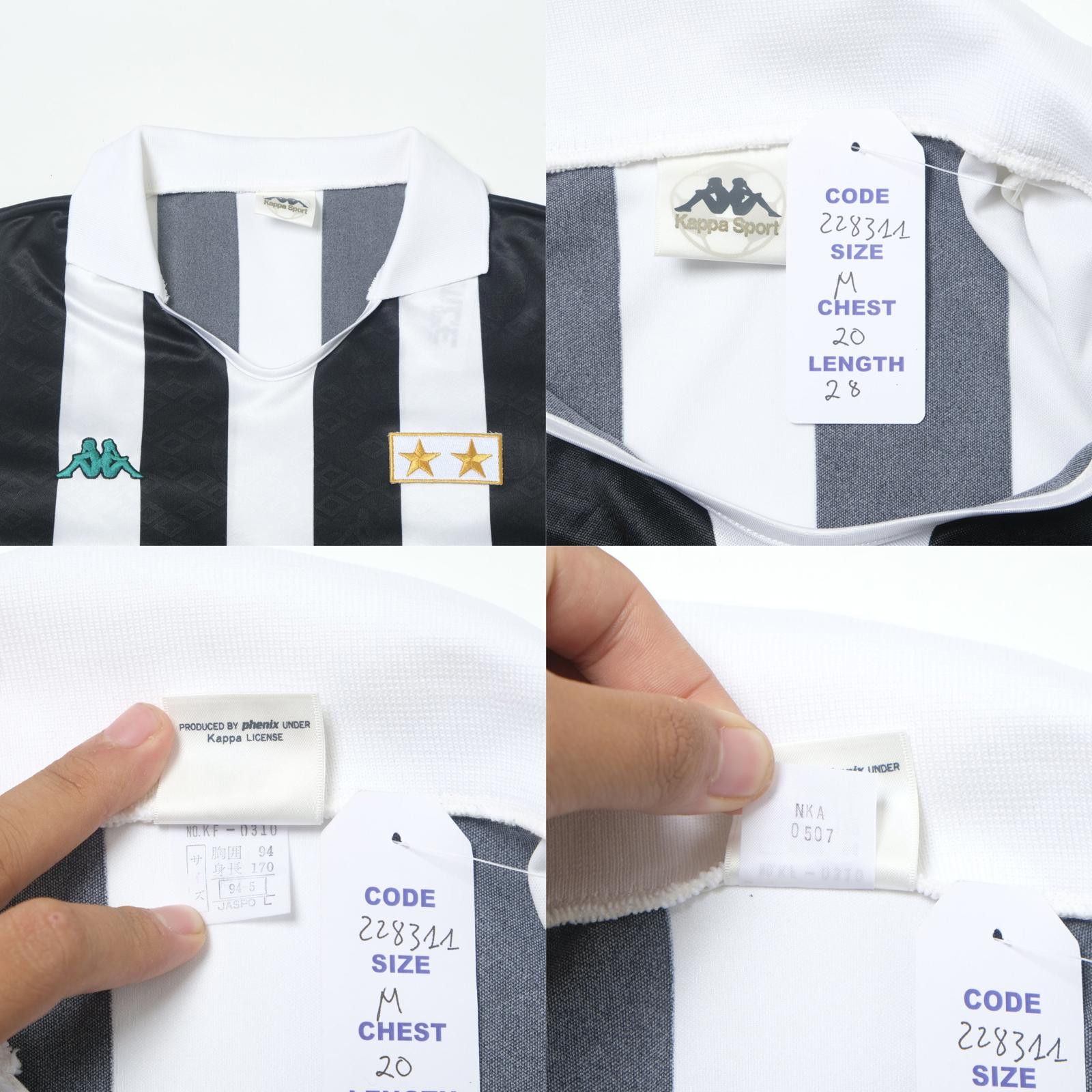 Kappa 1992/94 Juventus Home Shirt Kappa (M) Size US M / EU 48-50 / 2 - 5 Thumbnail