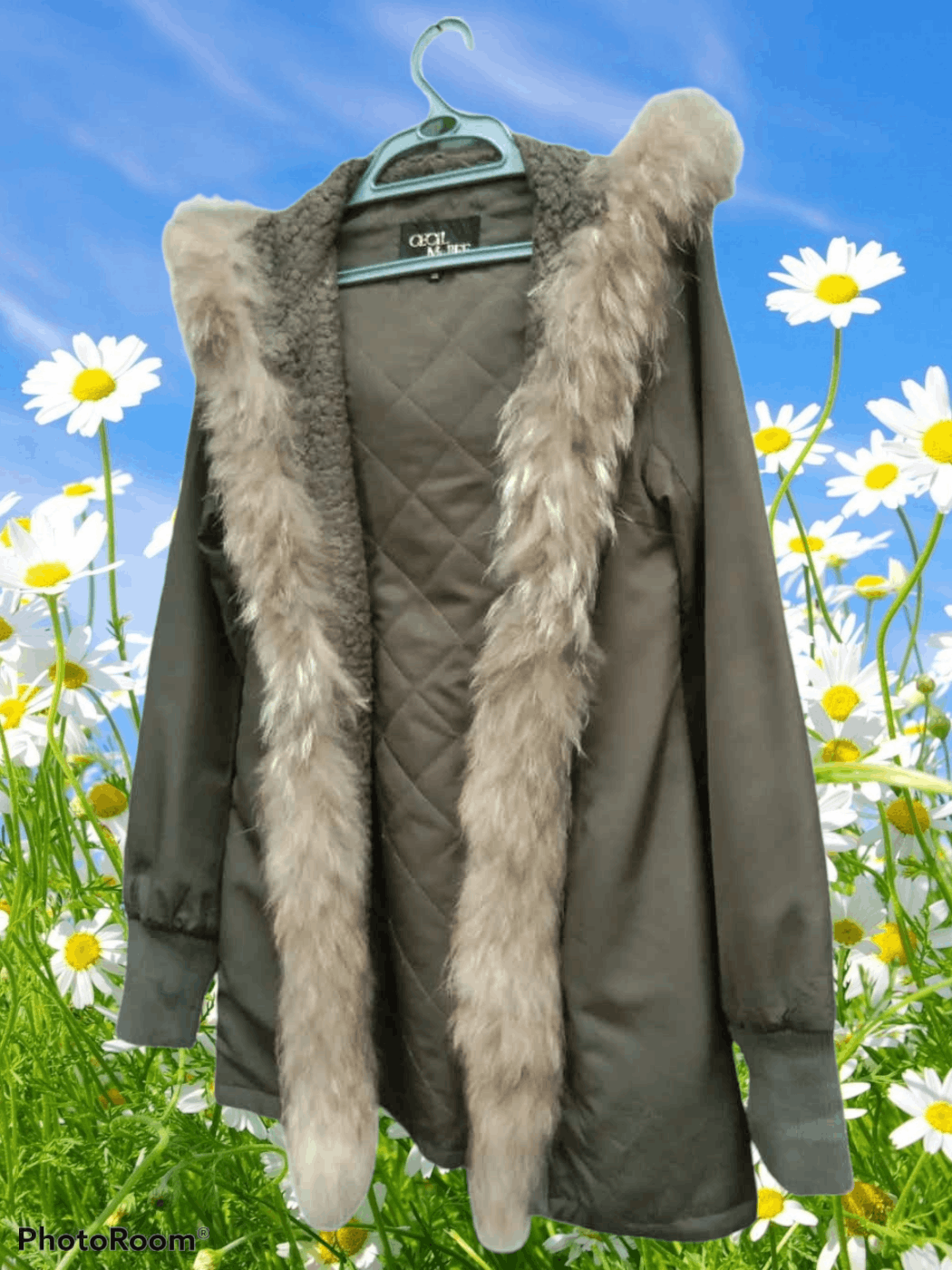 Japanese Brand CECIL MCBEE RACCON FUR WINTER JACKET Size M / US 6-8 / IT 42-44 - 4 Thumbnail
