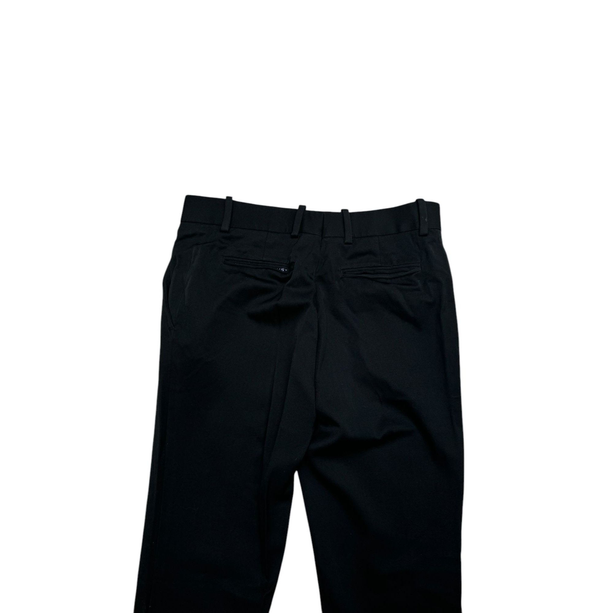 Celine Phoebe Philo Elegant Black Wool pants Size 28" / US 6 / IT 42 - 5 Thumbnail