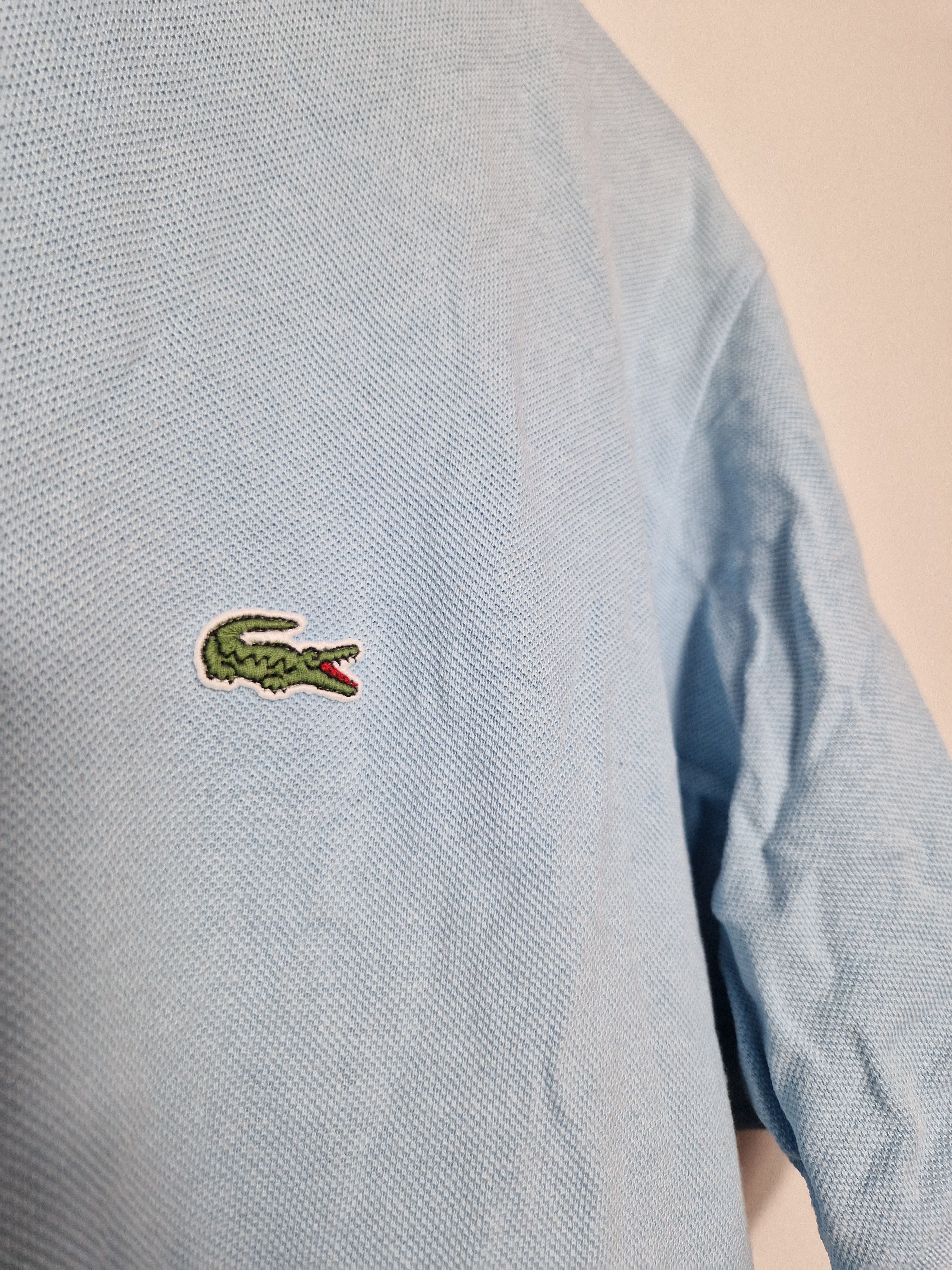 Lacoste Lacoste baby blue polo tee Size US XL / EU 56 / 4 - 3 Thumbnail