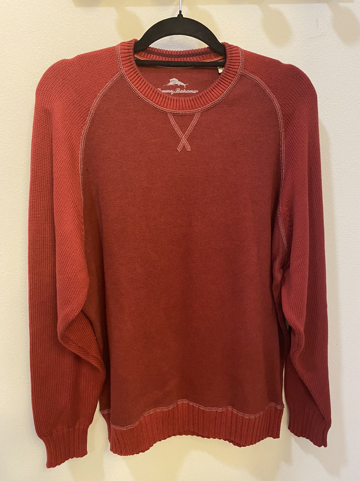 Tommy Bahama NWT Mens Size Medium Red Sweater by Tommy Bahama Size US M / EU 48-50 / 2 - 1 Thumbnail