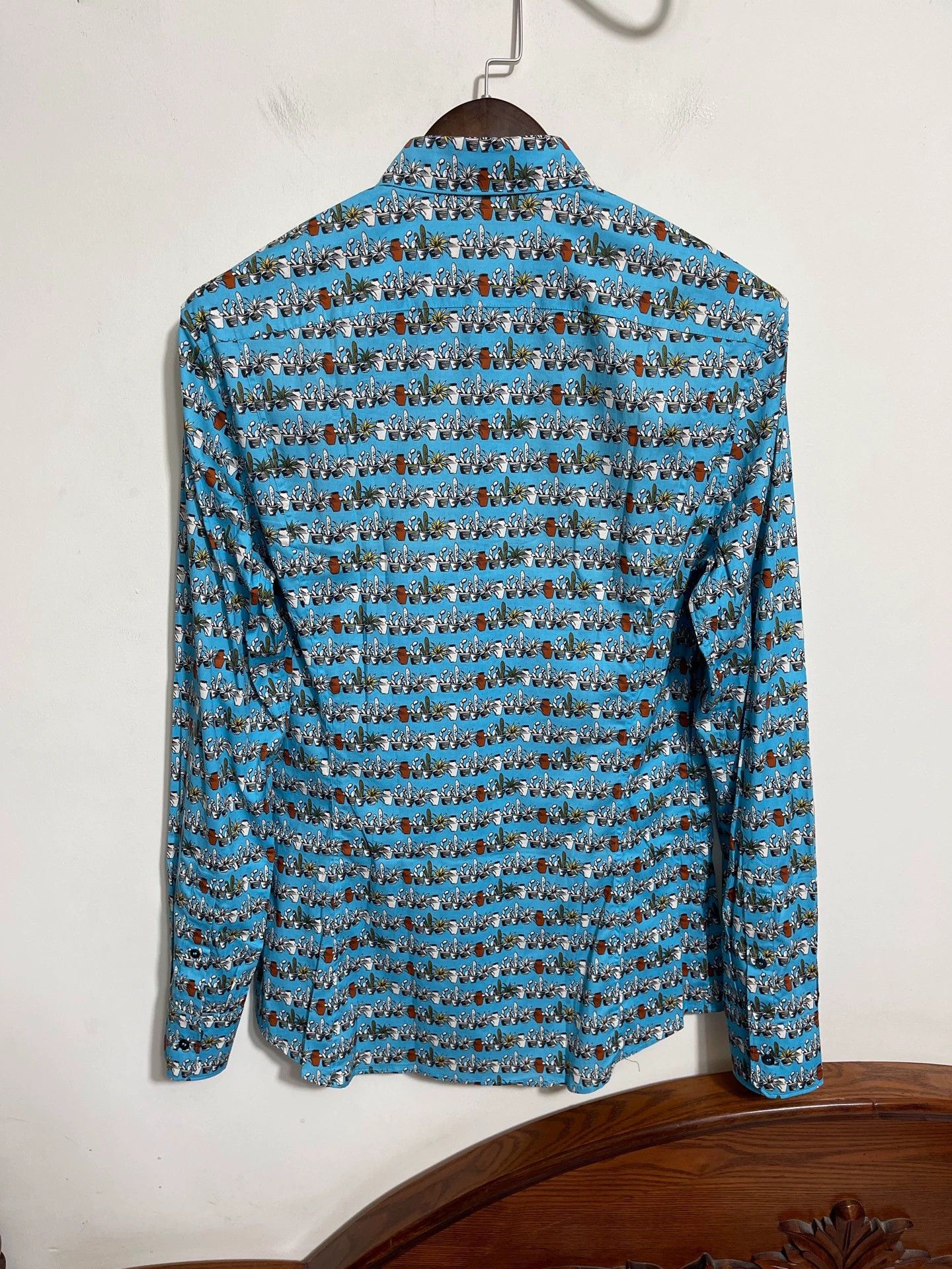 Dolce & Gabbana DG Slim Fit Long Sleeve Shirt 41 New With Tags Size US L / EU 52-54 / 3 - 2 Thumbnail