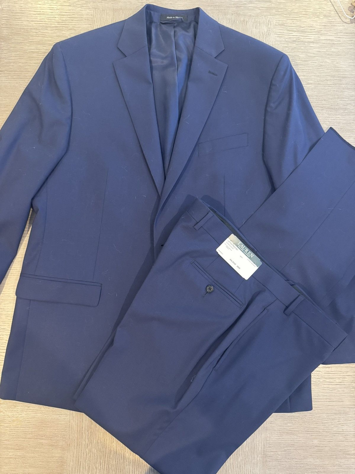 Ralph Lauren NEW Navy Suit Size 44L - 1 Thumbnail