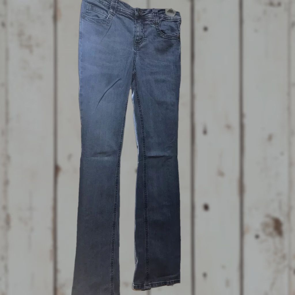Vintage LEI Women's Jeans Size 7 Light Wash Straight Fit Cotton Spandex Comfortable Denim Fall Spring Summer Winter Size 28" / US 6 / IT 42 - 1 Thumbnail