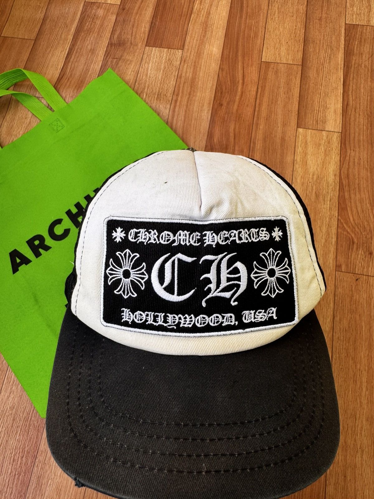 Chrome Hearts Chromehearts Hollywood Truckers Hat Size ONE SIZE - 3 Thumbnail