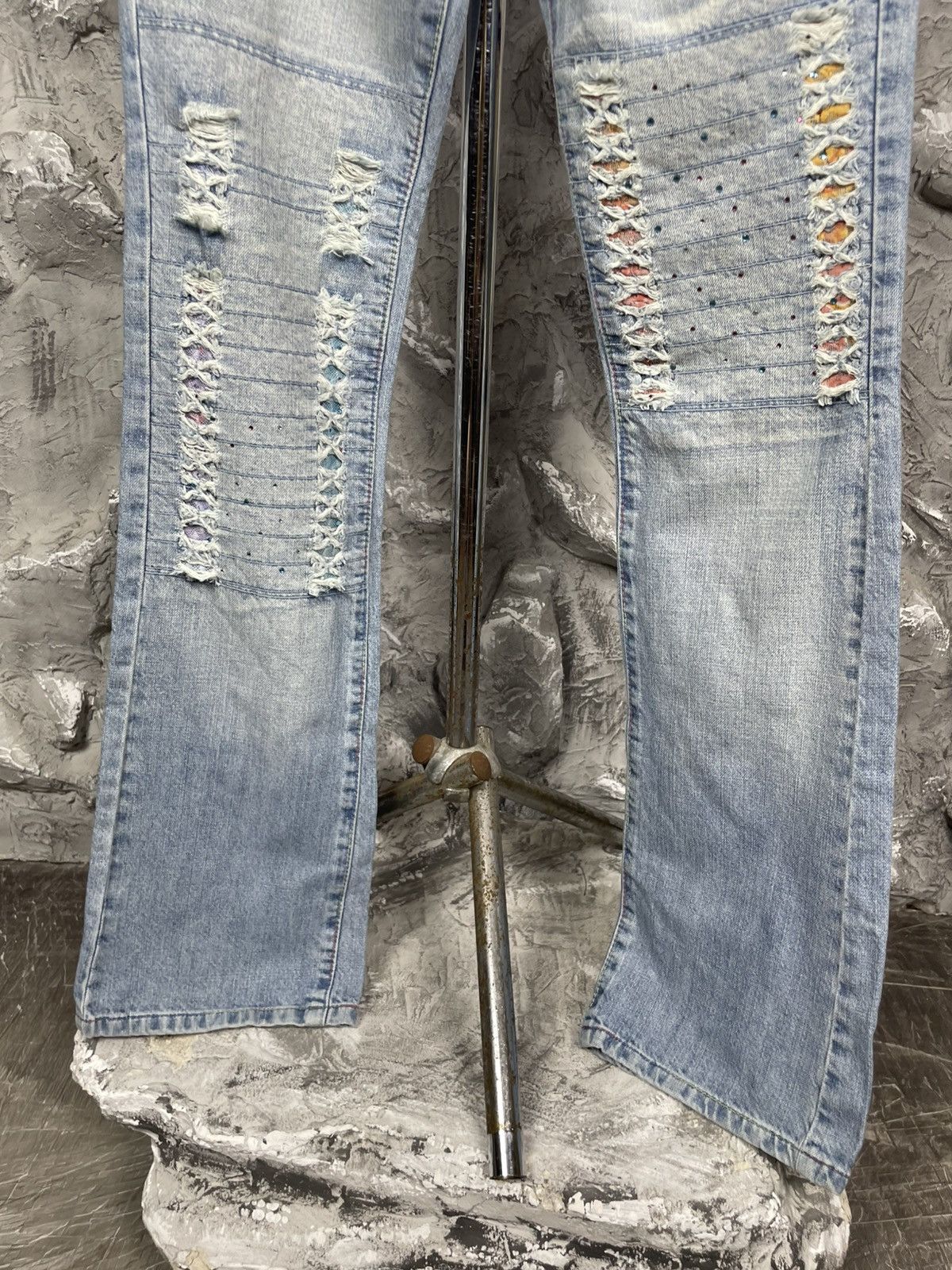 Hysteric Glamour 2000s Y2K Bootcut Fade Jeans Dolce Gabbana Japanese Style Size US 29 - 7 Thumbnail