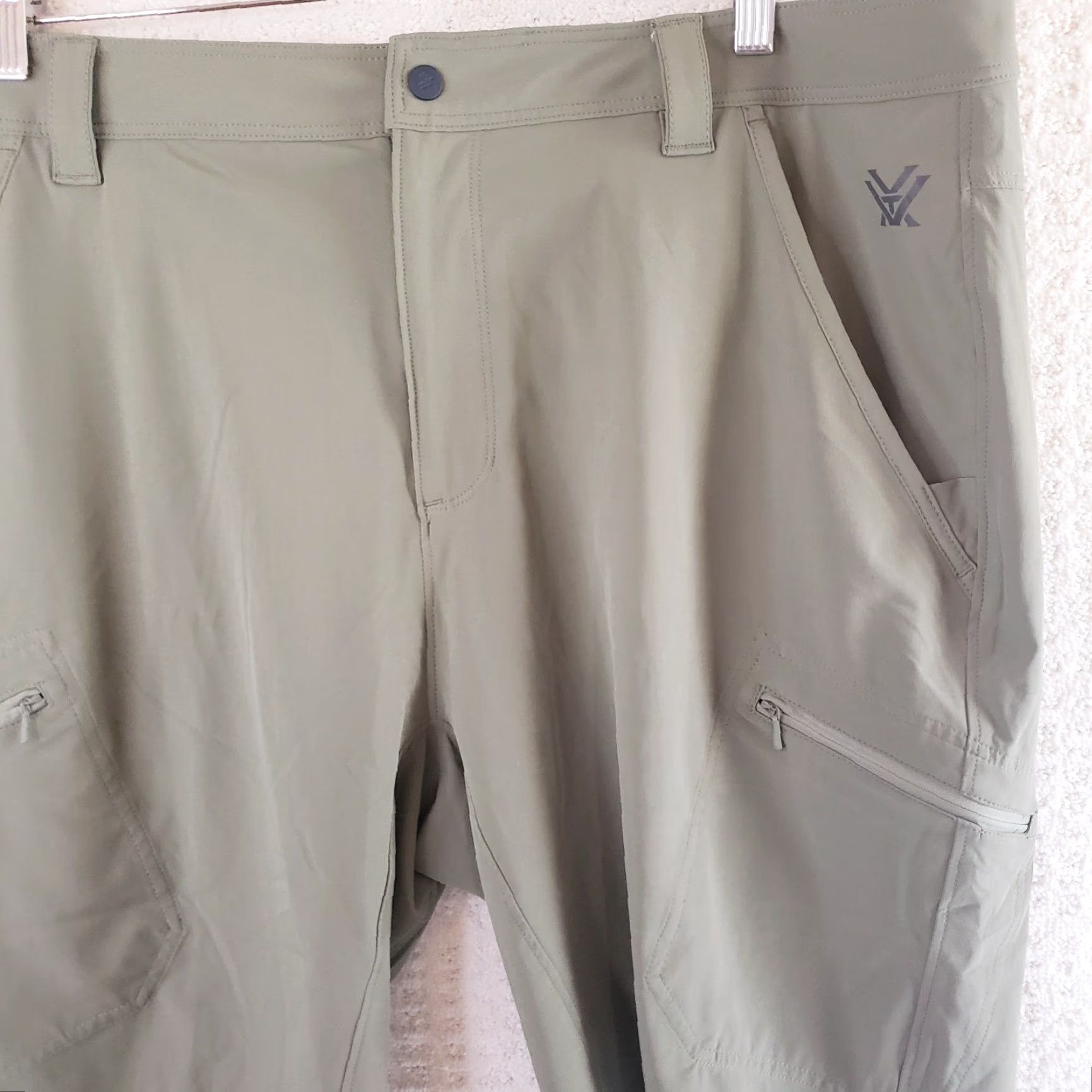 Vintage Vortex Sun Slayer Shorts Green Mens 38 Zip Pockets Spandex Stretch Cargo Outdoor Comfort 10in Inseam Regular Size US 38 / EU 54 - 4 Thumbnail