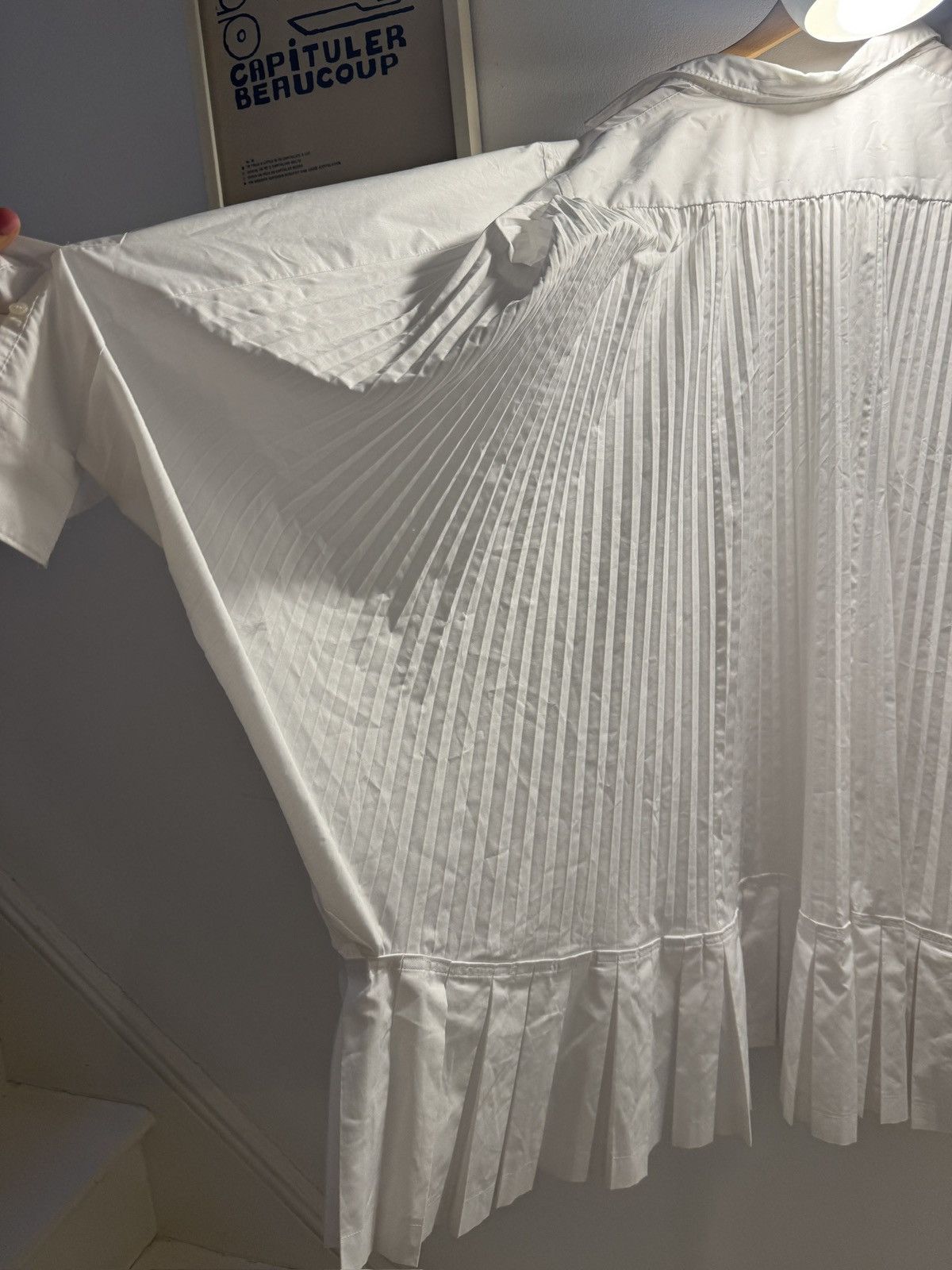 Junya Watanabe Junya Watanabe white pleated minidress Size XS / US 0-2 / IT 36-38 - 10 Thumbnail