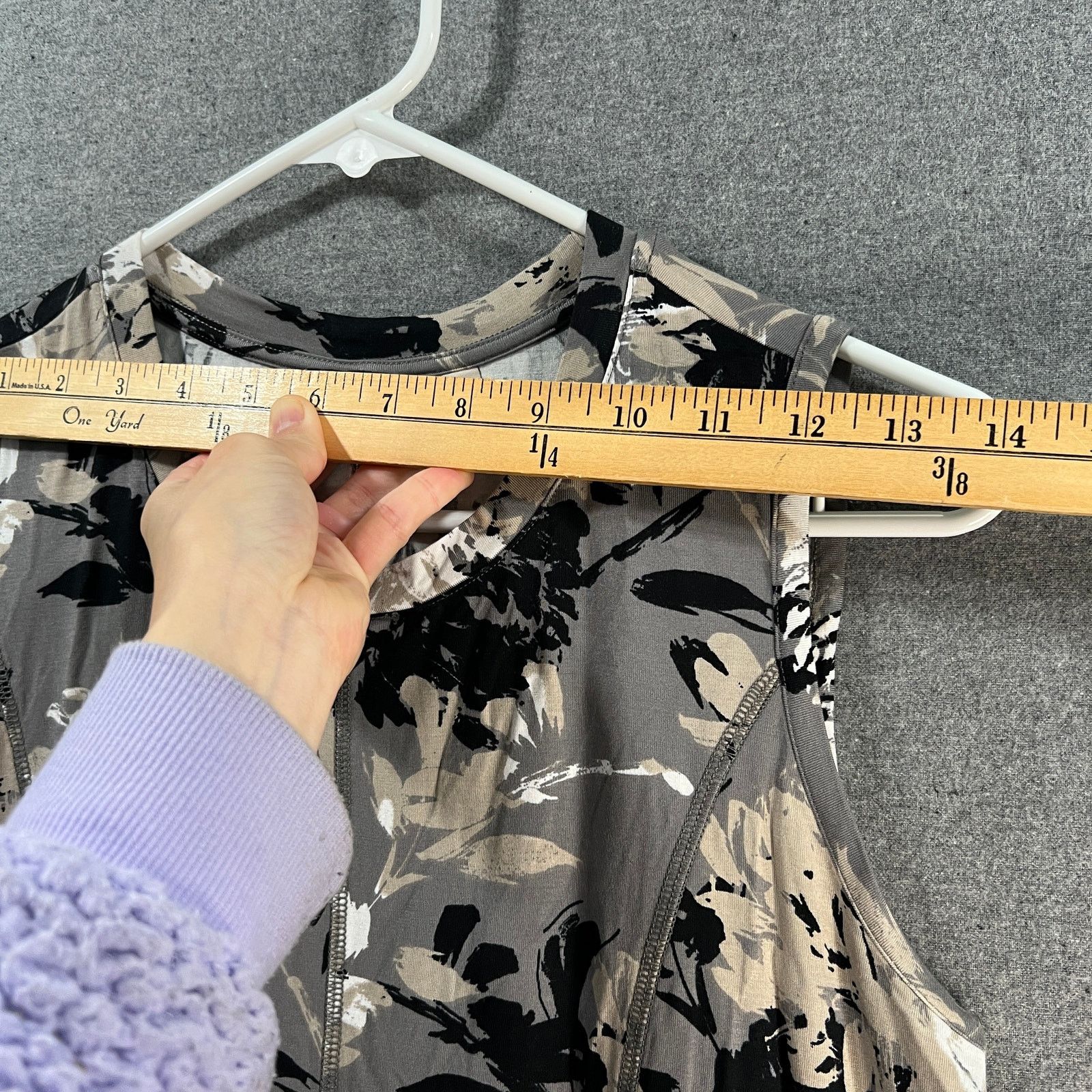 Other LOGO by Lori Goldstein Hi-Low Hem Dress Frost Grey Size S / US 4 / IT 40 - 9 Thumbnail