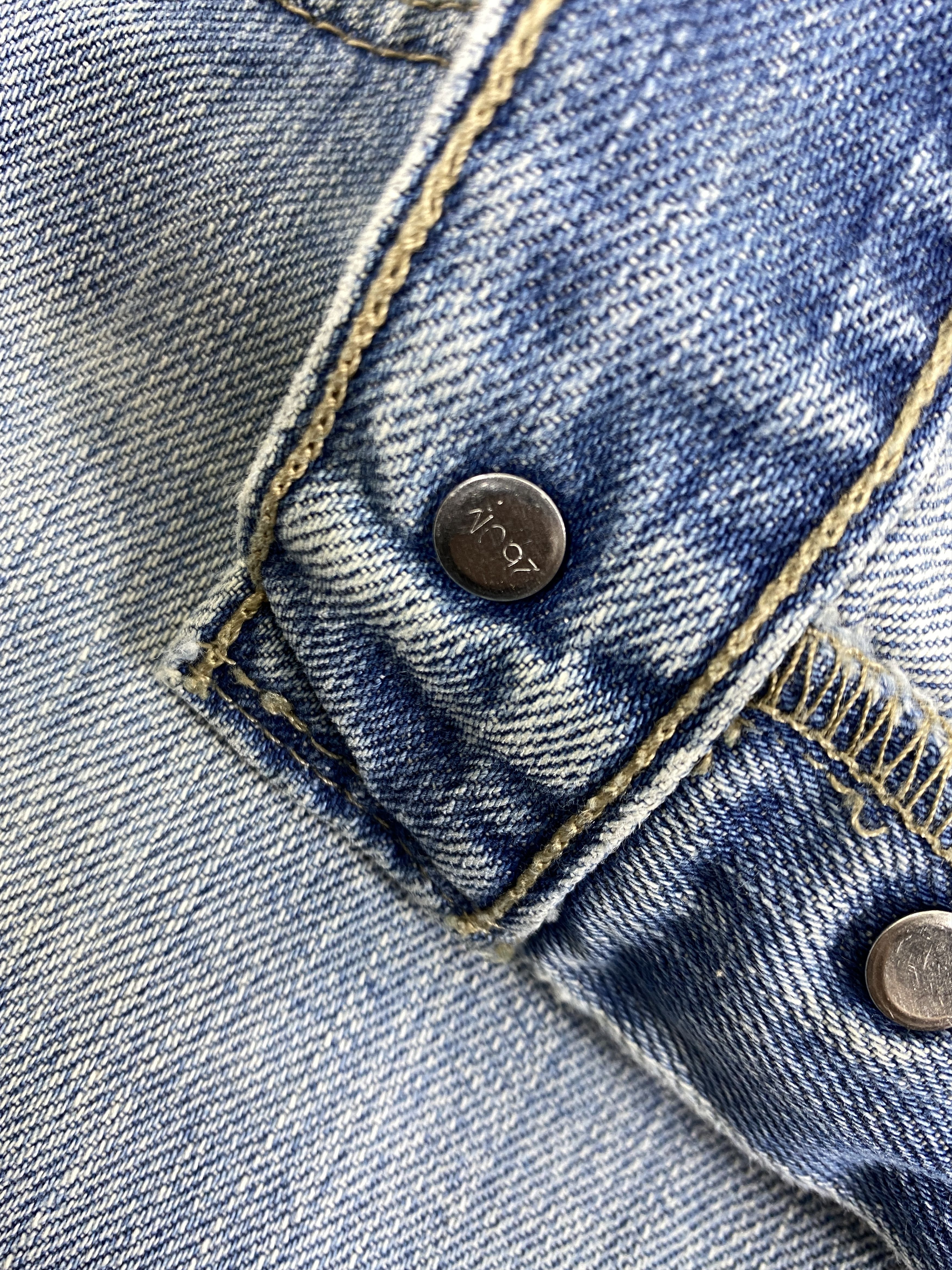 Levi's Light Blue Wash Vintage Levi's 501 35x30.5 Denim -JN1603 Size US 35 - 7 Thumbnail