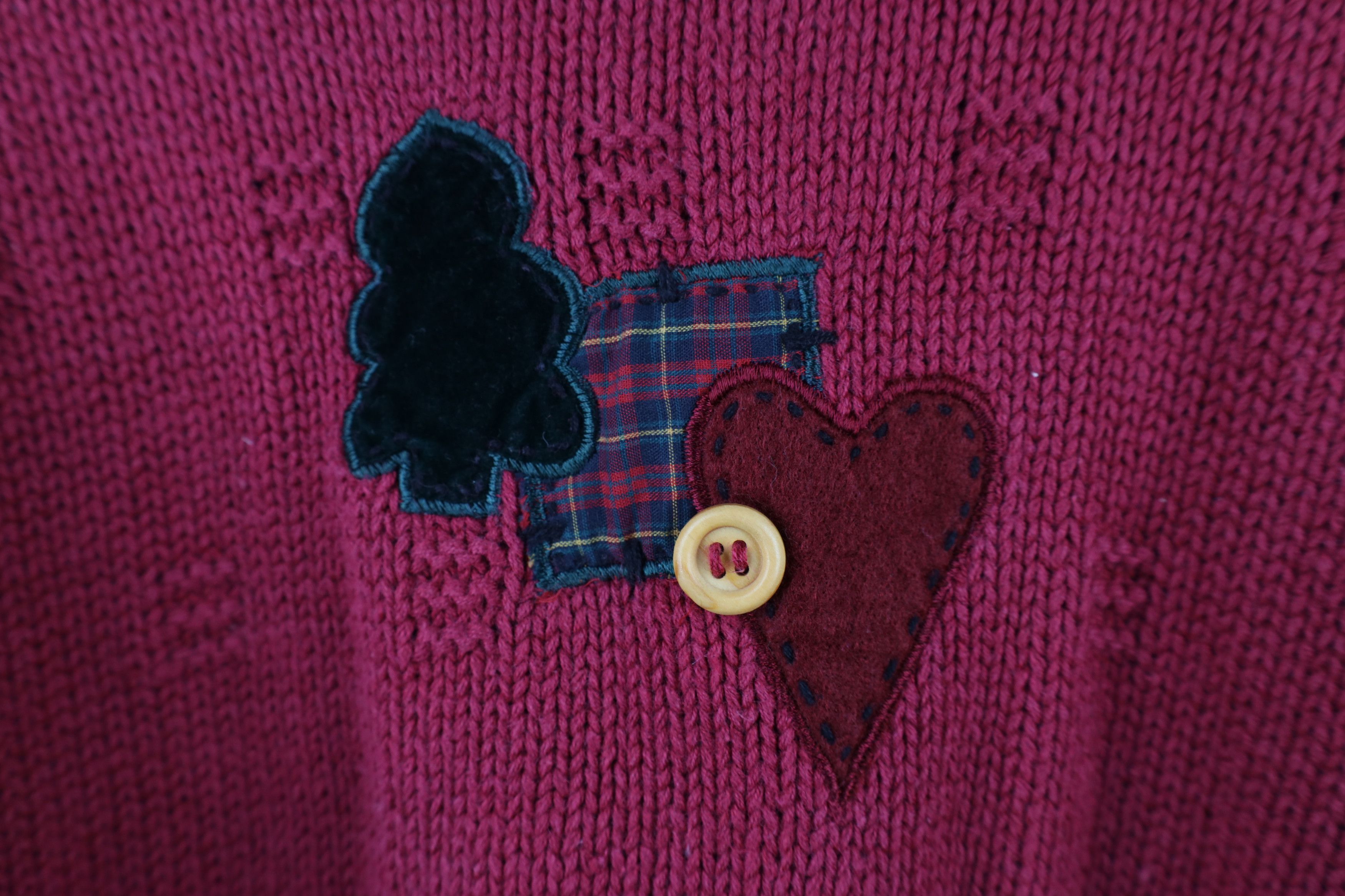 Vintage Vintage 90s Streetwear Christmas Snowman Cardigan Sweater Size L / US 10 / IT 46 - 10 Thumbnail