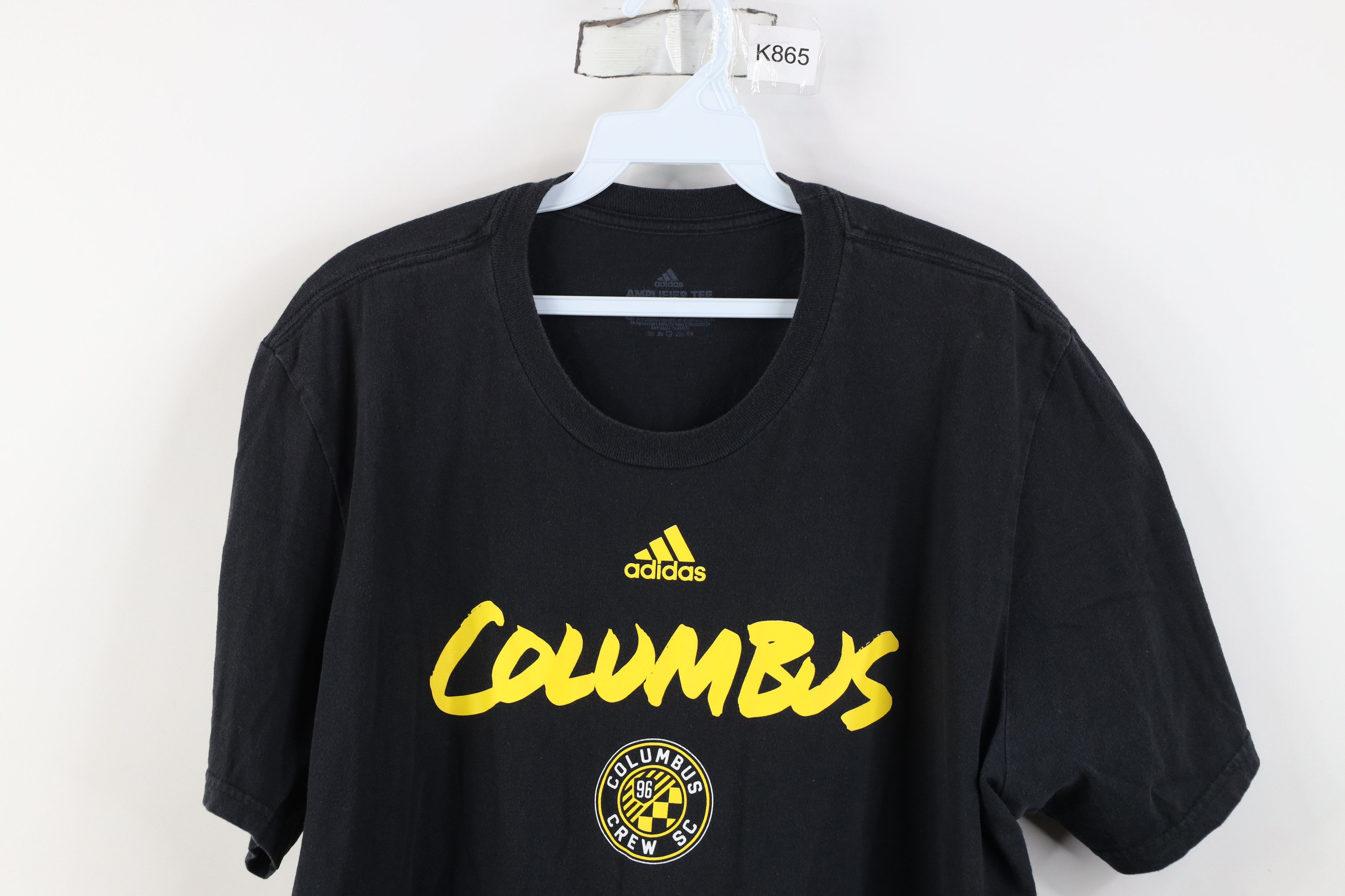 Adidas Adidas Soccer Columbus Crew SC Short Sleeve T-Shirt Black Size US XL / EU 56 / 4 - 2 Thumbnail