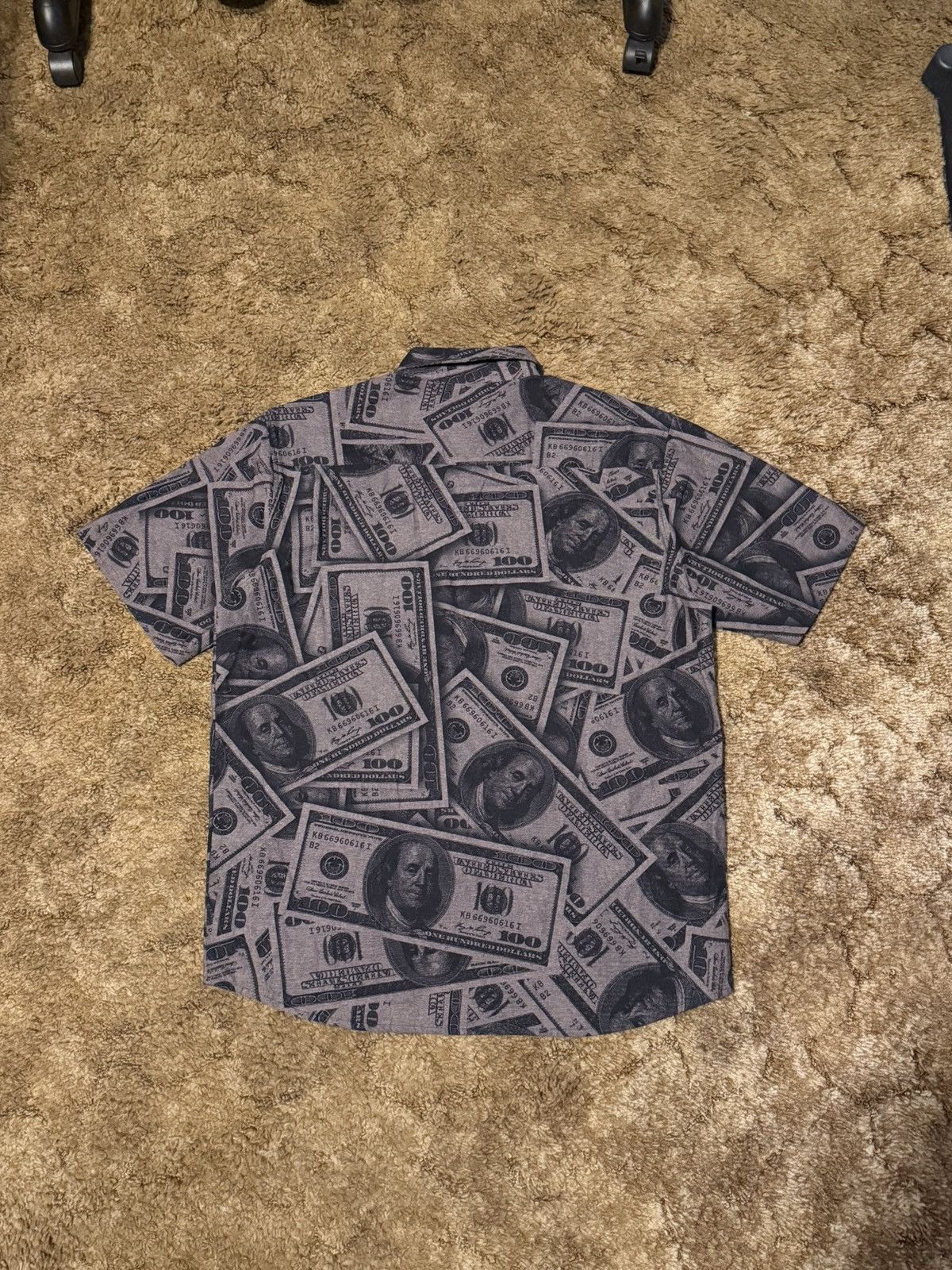 DGK DGK Hundred Dollar Bill Button Up Shirt Black Large Size US L / EU 52-54 / 3 - 7 Thumbnail