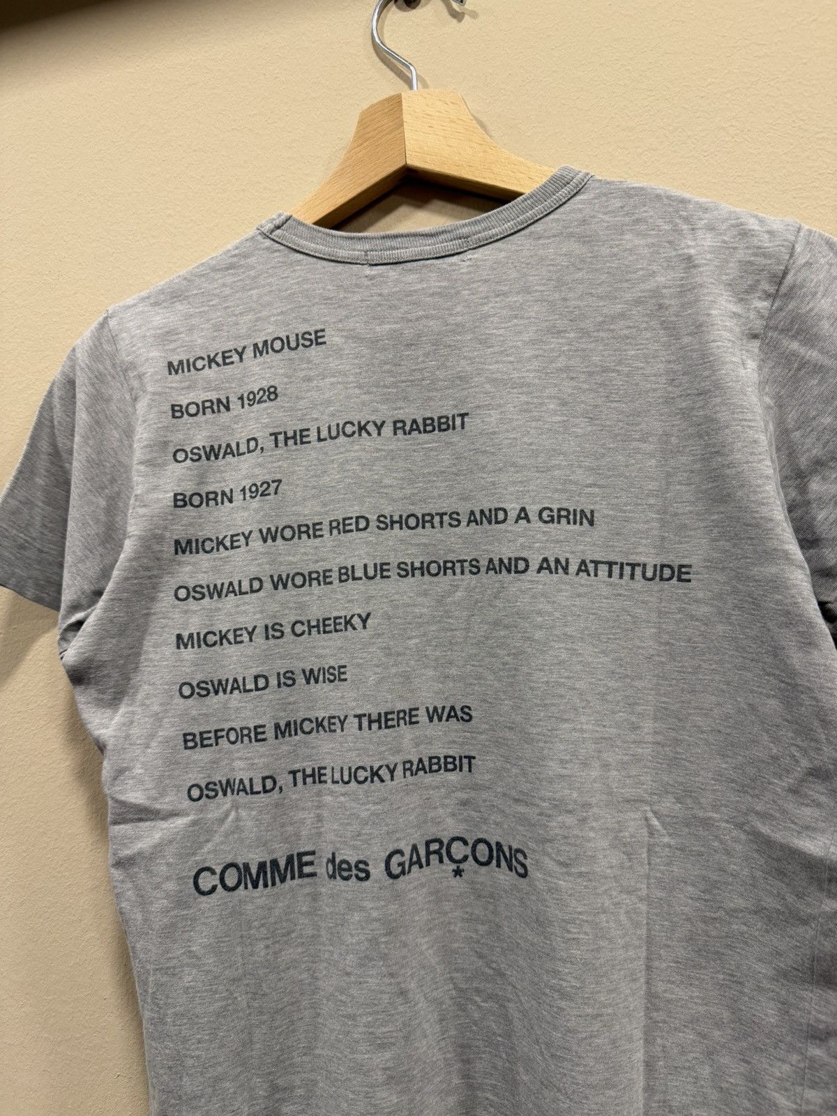Comme des Garcons Vintage 1999 SS Comme Des Garsons Oswald T-Shirt Size US S / EU 44-46 / 1 - 10 Thumbnail