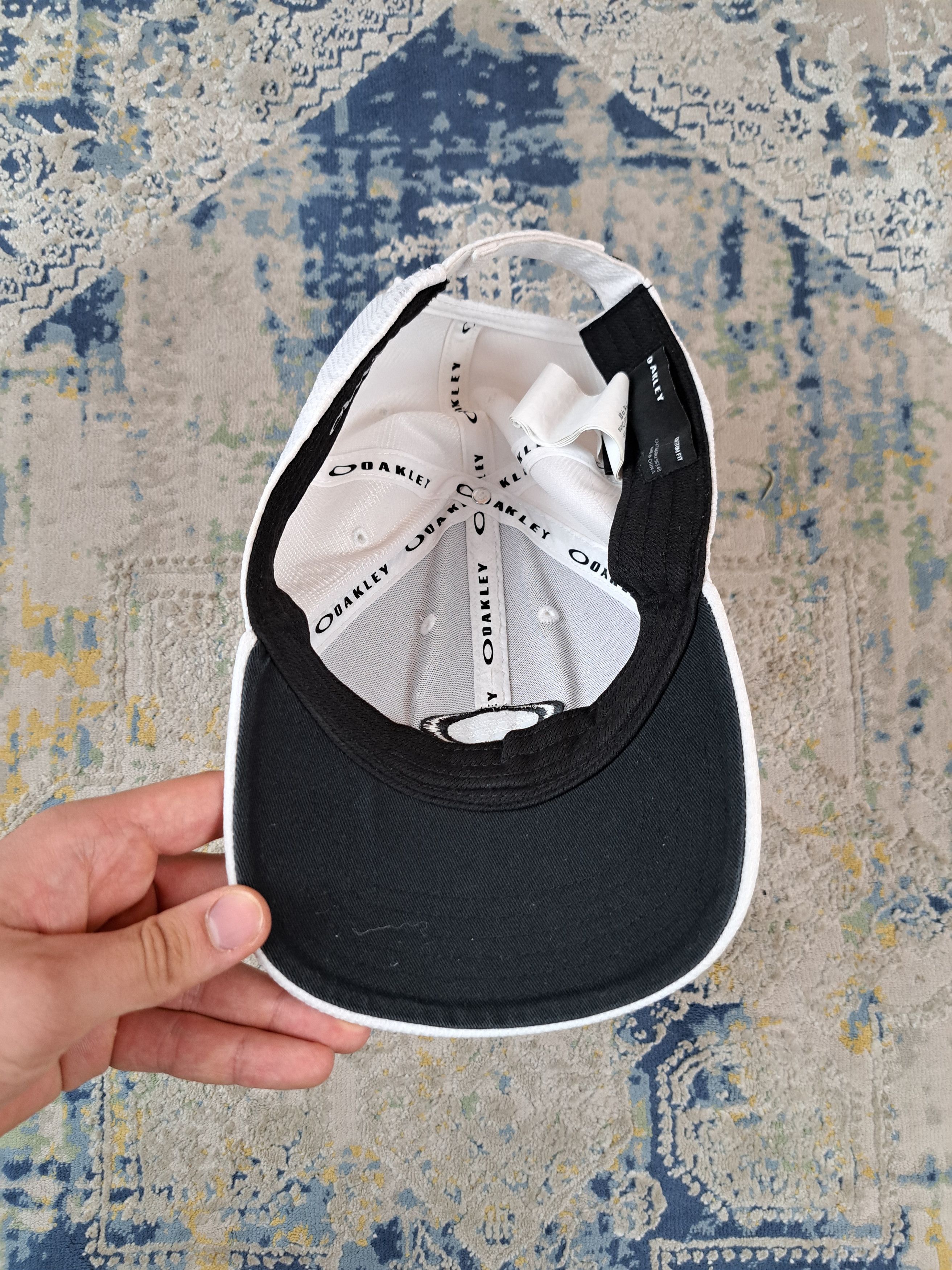 Oakley Oakley Vintage y2k Hat Big Logo Cap White Gorpcore Size ONE SIZE - 4 Thumbnail