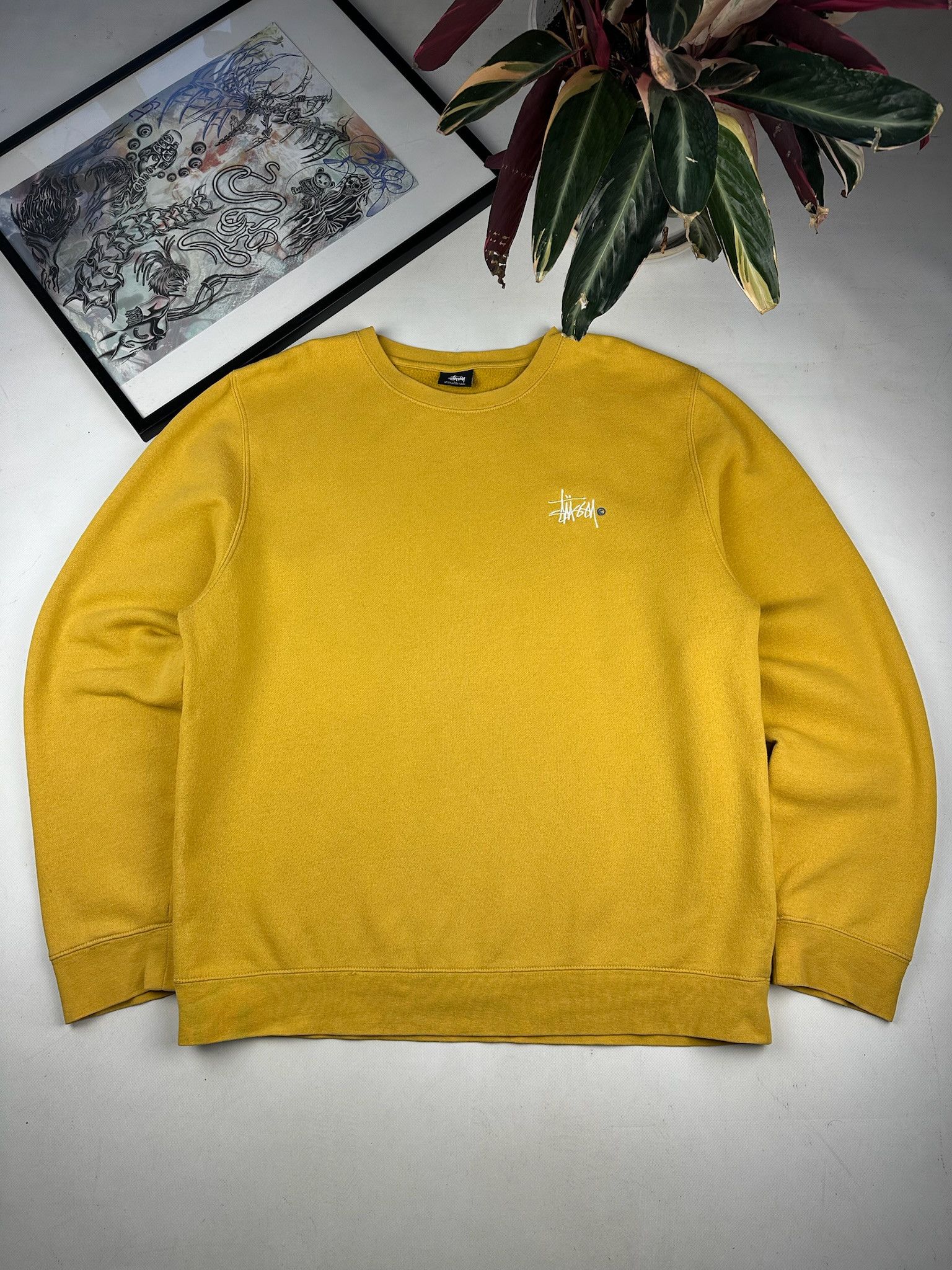 Stussy Stussy Stock Embroidered Sweatshirt Size US XL / EU 56 / 4 - 4 Thumbnail