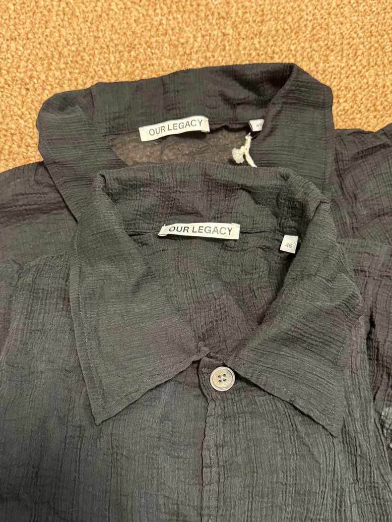 Our Legacy Our Legacy size48 A pleated short-sleeved shirt Size US M / EU 48-50 / 2 - 5 Thumbnail