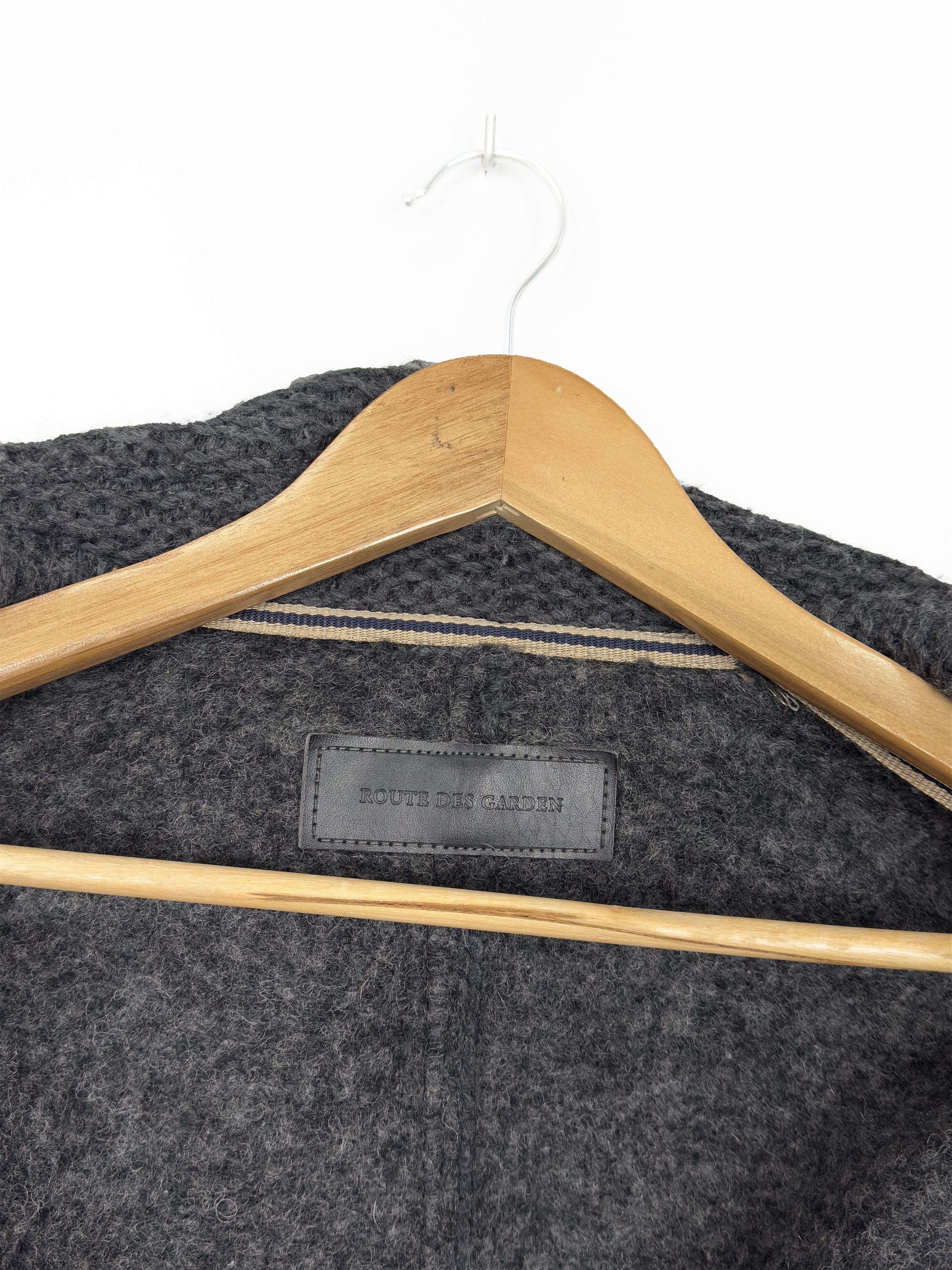 Route des Garden ROUTE DES GARDEN Wool Coat Jacket Made in Italy Size US M / EU 48-50 / 2 - 7 Thumbnail
