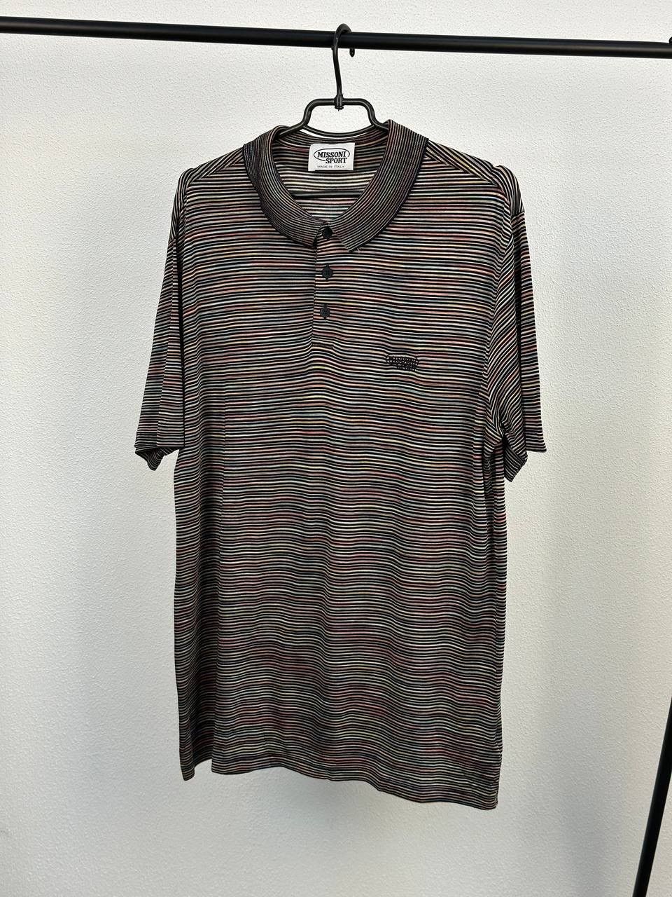 Missoni Sport Men’s Polo Shirt size XL classic stripe