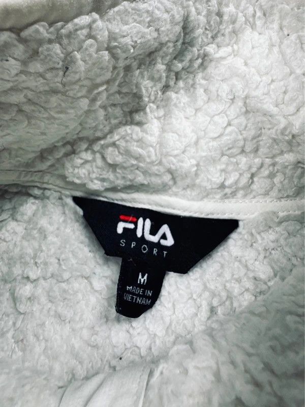 Fila Fila fleece jacket lamb zip white M Size M / US 6-8 / IT 42-44 - 5 Thumbnail