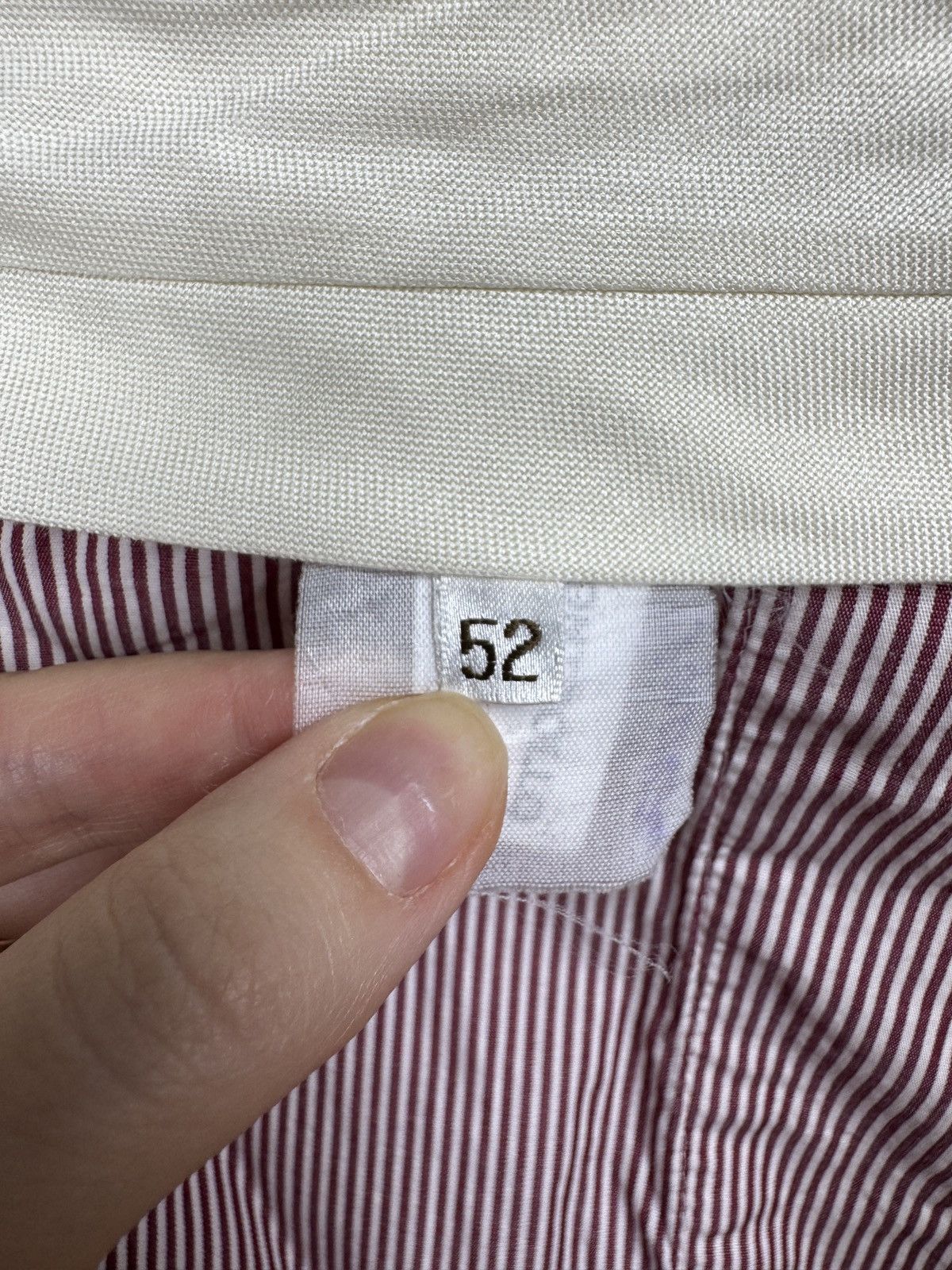 Brunello Cucinelli Brunello Cucinelli double knee cotton beige ivory pants 52 Size US 36 / EU 52 - 11 Thumbnail