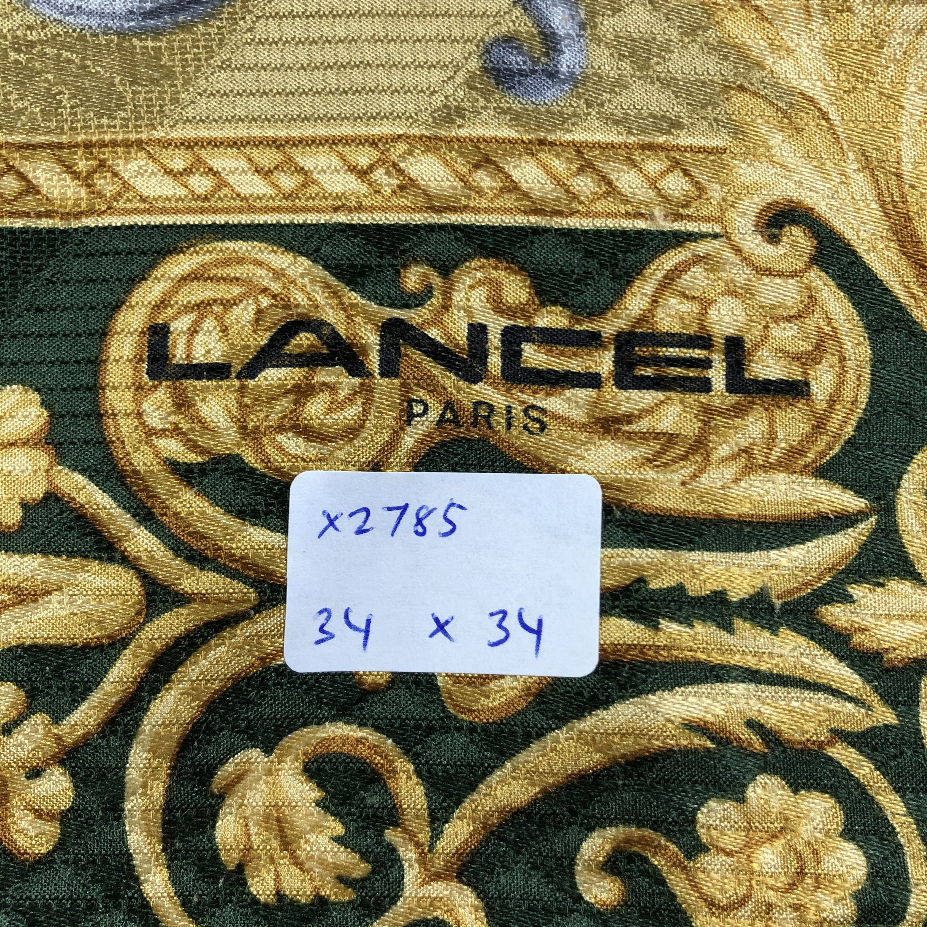 Lancel × Vintage Vintage Lancel Silk Scarf Size ONE SIZE - 6 Thumbnail