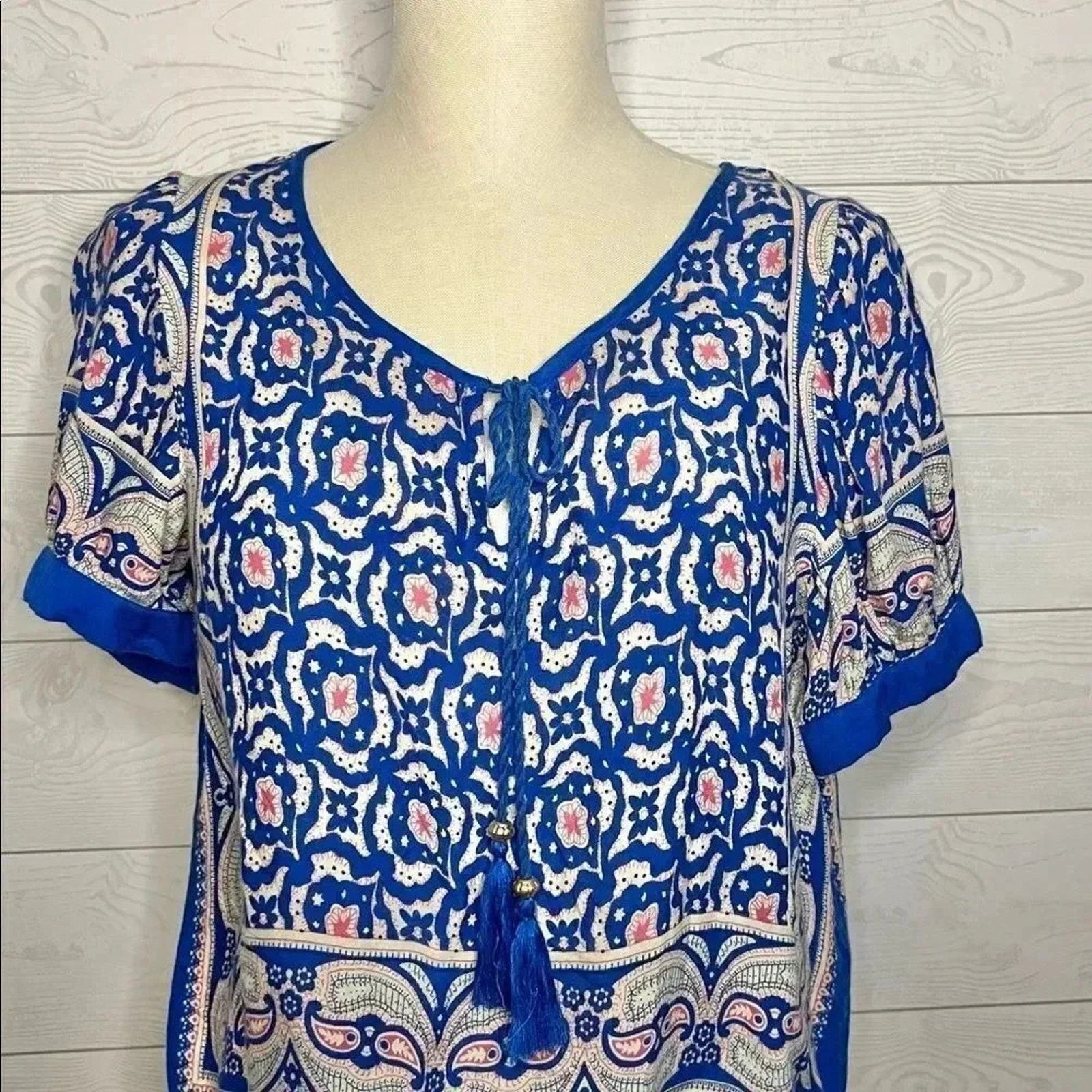 Other Traditional Desi blue/white top Size Medium Size M / US 6-8 / IT 42-44 - 8 Thumbnail