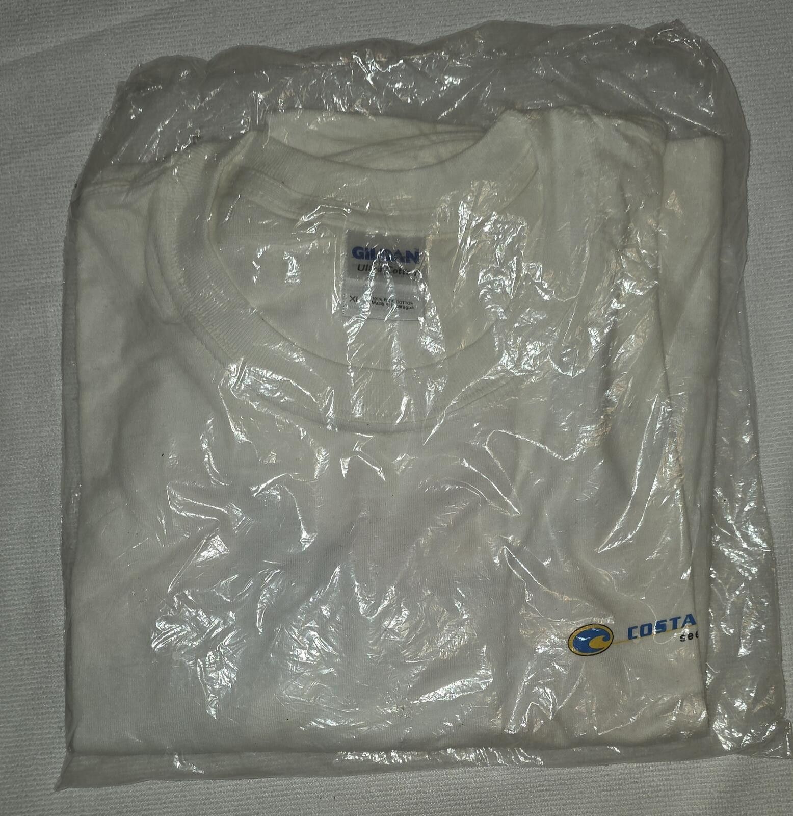 Gildan Gildan Costa Del Mar White T-Shirt Size ONE SIZE - 1 Thumbnail
