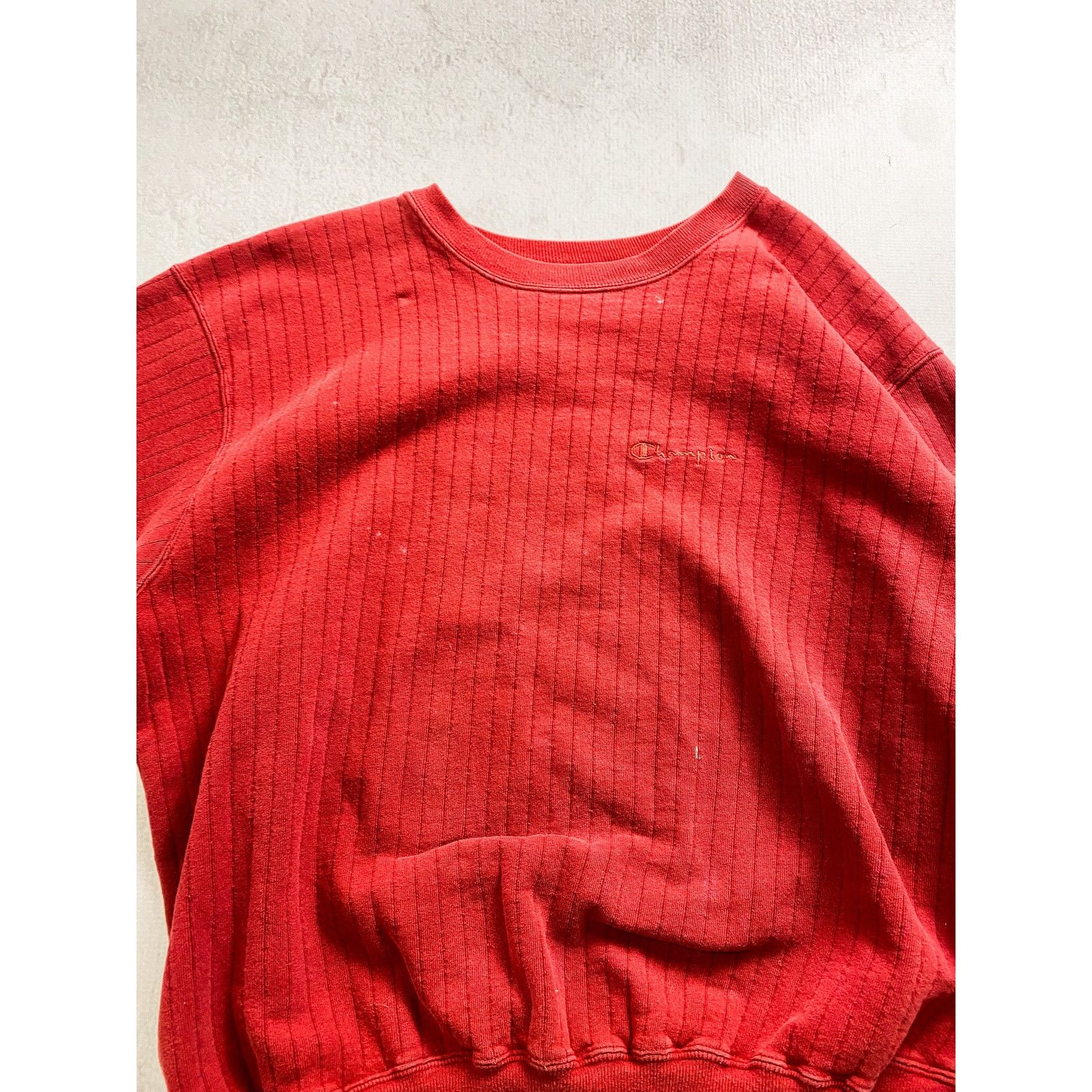 Champion Vintage 90s Champion Red Crewneck Sweatshirt - Men's XL Size US XL / EU 56 / 4 - 6 Thumbnail