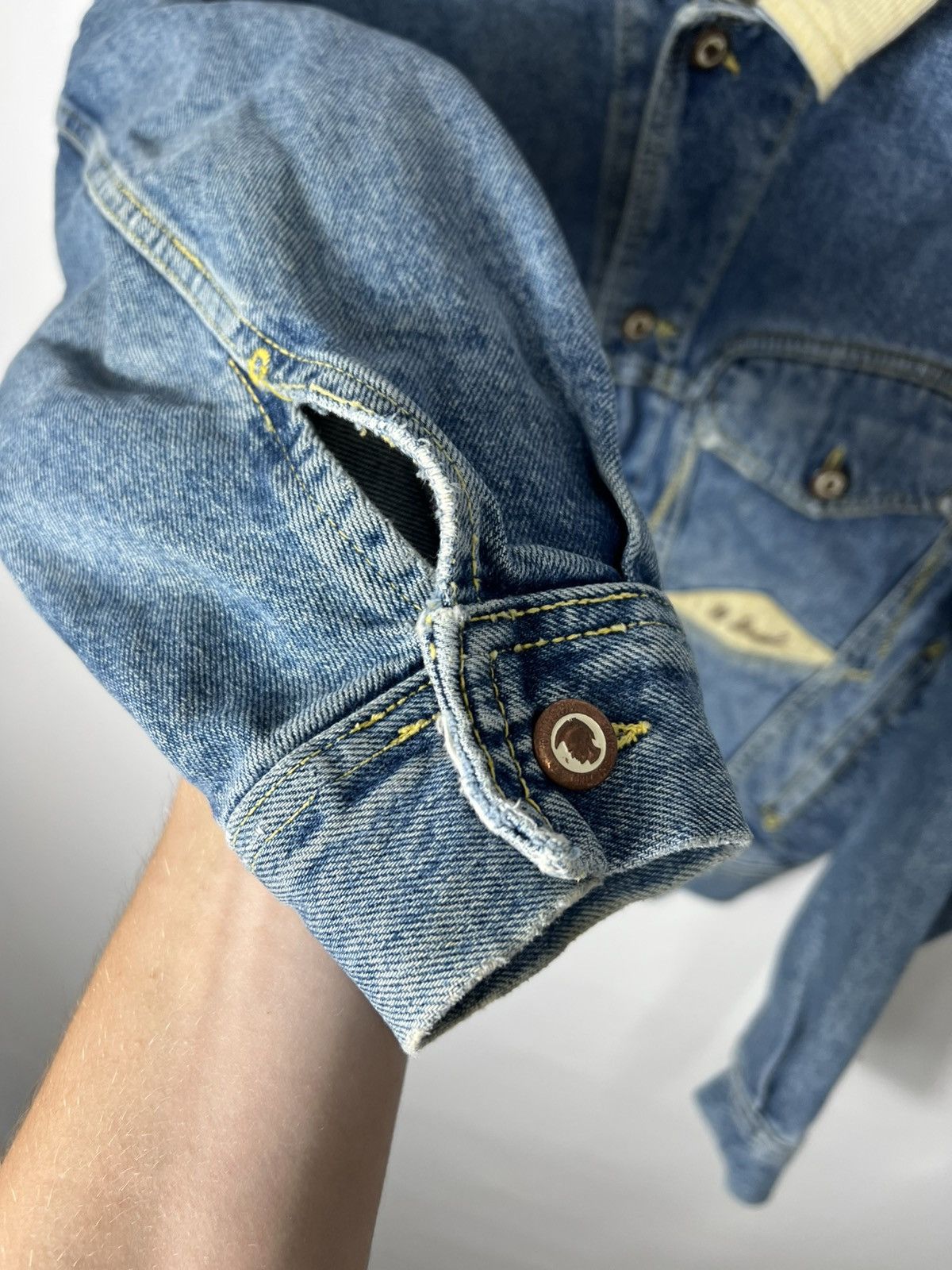Diesel Vintage streetwear y2k Diesel Star Series 00s Denim Jacket Size M / US 6-8 / IT 42-44 - 14 Thumbnail