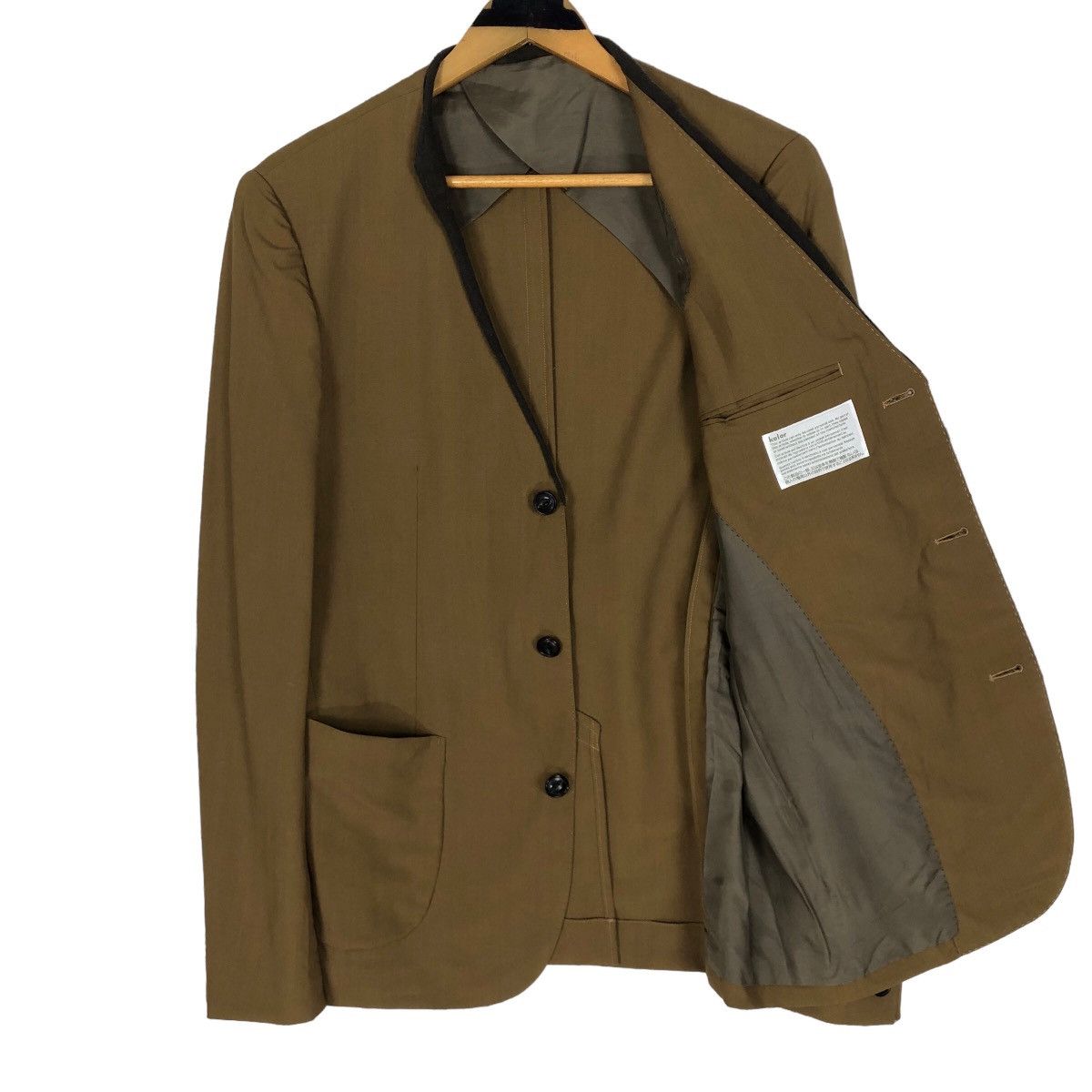 Japanese Brand Kolor Light Jacket Single Breasted Coat 13SCM-J08108 Size US M / EU 48-50 / 2 - 6 Thumbnail