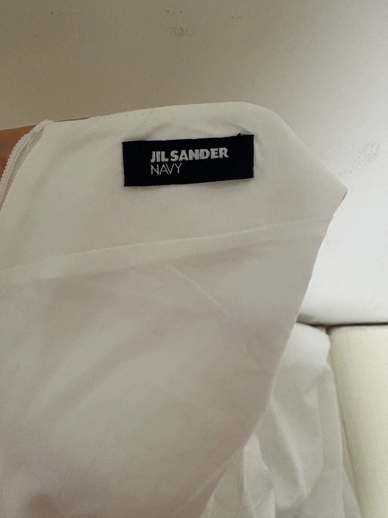 Jil Sander Jil Sander white dress Size XXS / US 00 / IT 34 - 4 Thumbnail