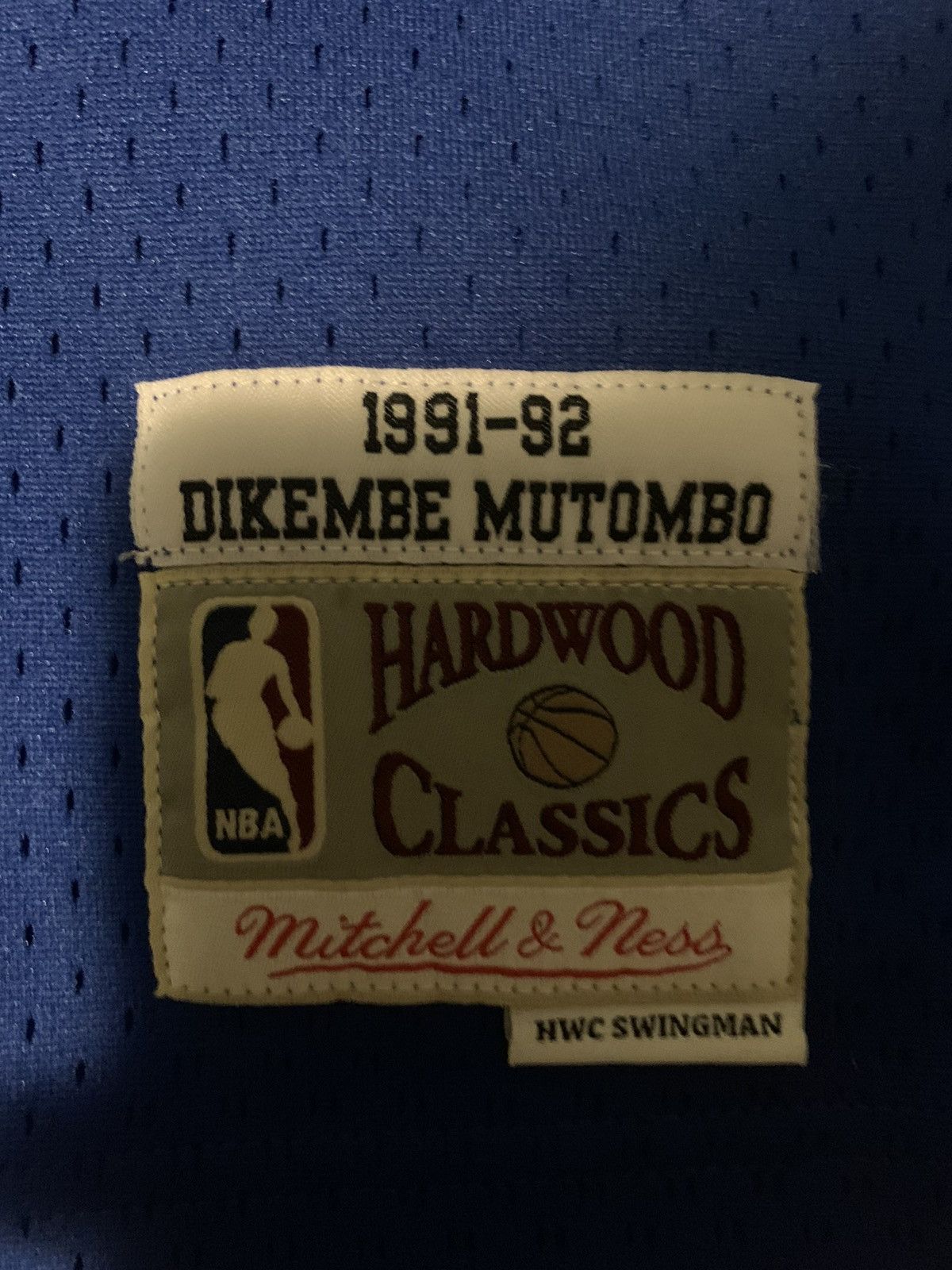 Mitchell & Ness × NBA Mitchell & Ness hardwood classics Dikembe Mutombo jersey Size US S / EU 44-46 / 1 - 3 Thumbnail
