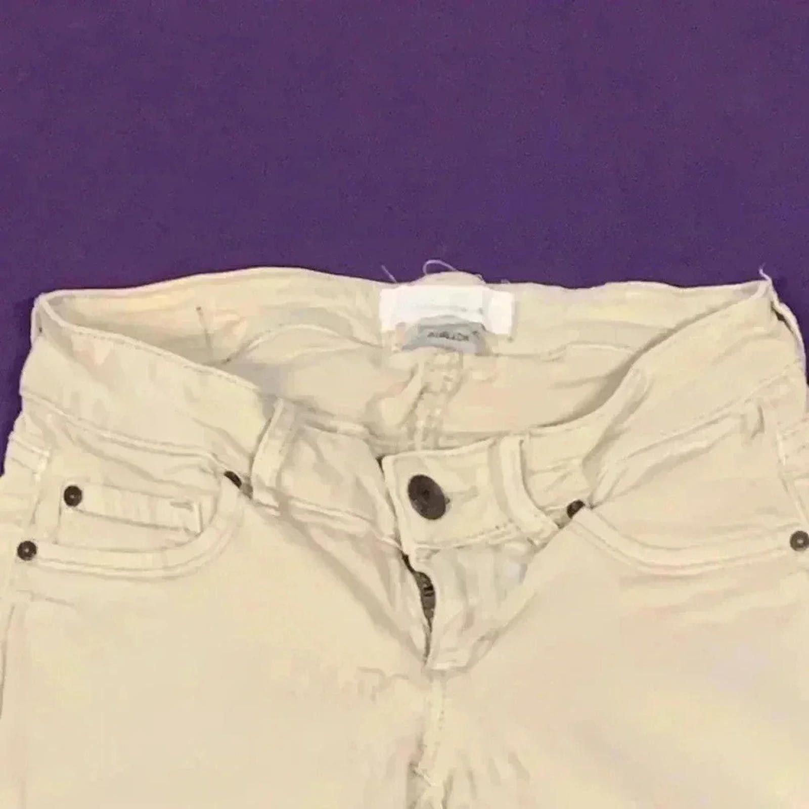 Designer Light tan pants Size 25" / US 0 / IT 36 - 2 Thumbnail