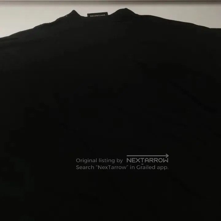 Balenciaga Balenciaga SS23 Black Graphic Short Sleeve T. Size US M / EU 48-50 / 2 - 2 Thumbnail