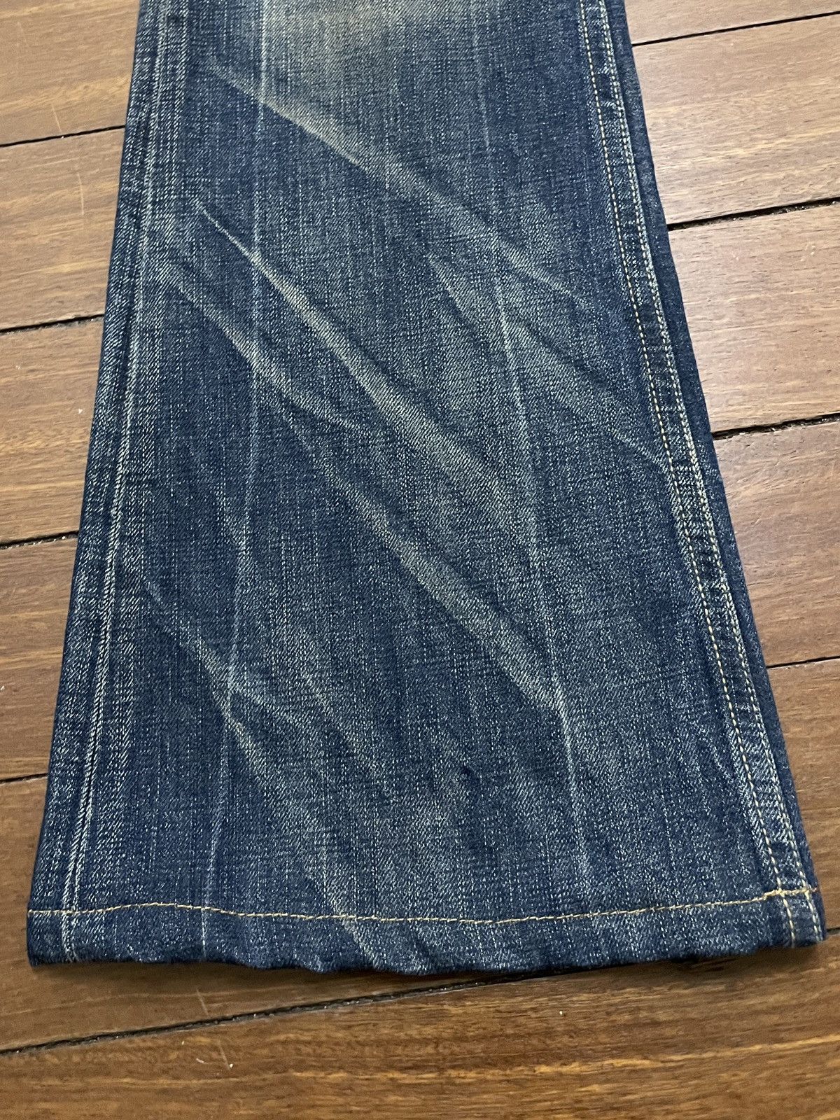 Rare Design Vintage Japanese Brand Lolita Flared Jeans 1990s