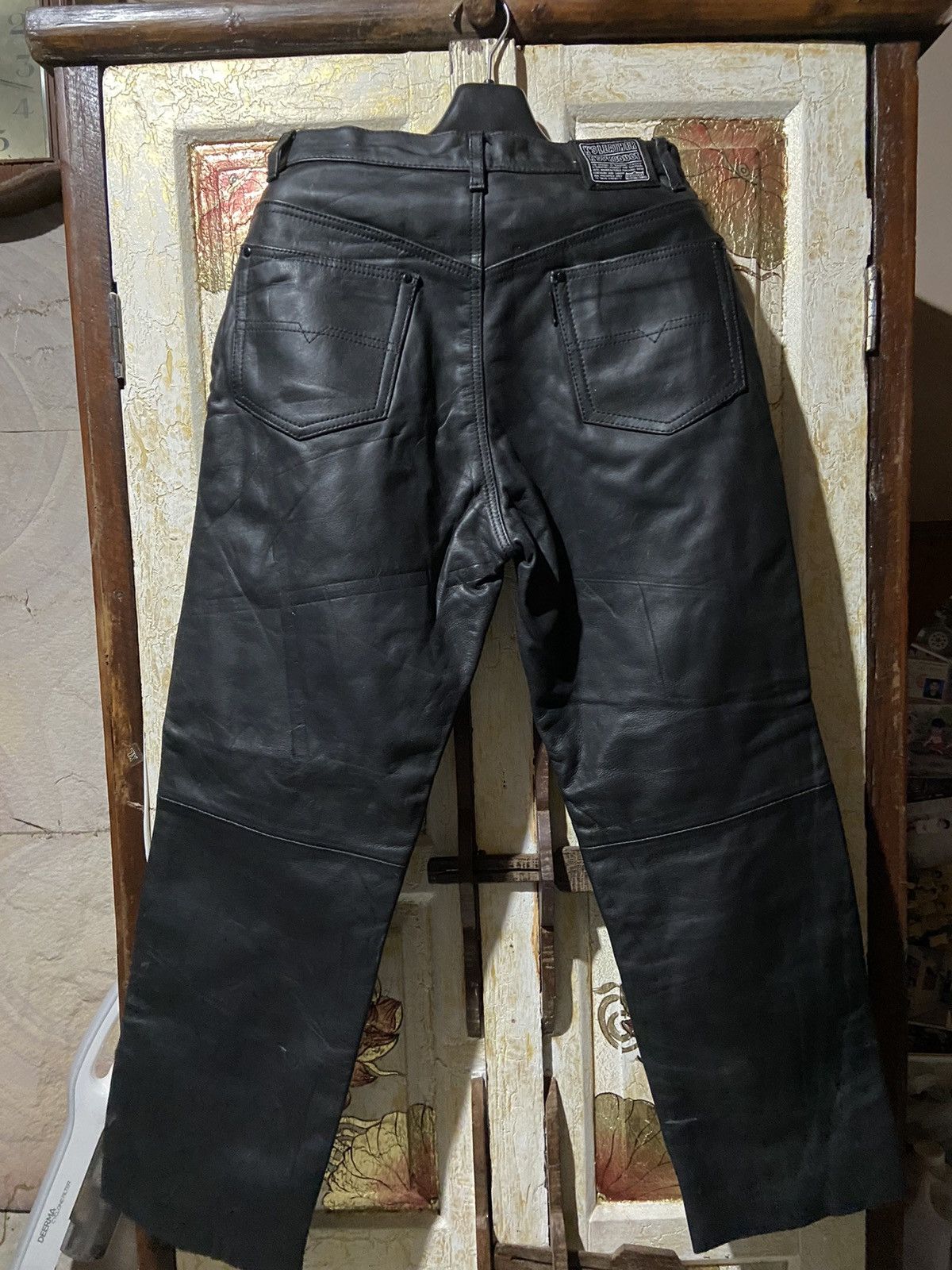 Kadoya RARE KADOYA japan leather black pants size 31 Size US 31 - 2 Thumbnail