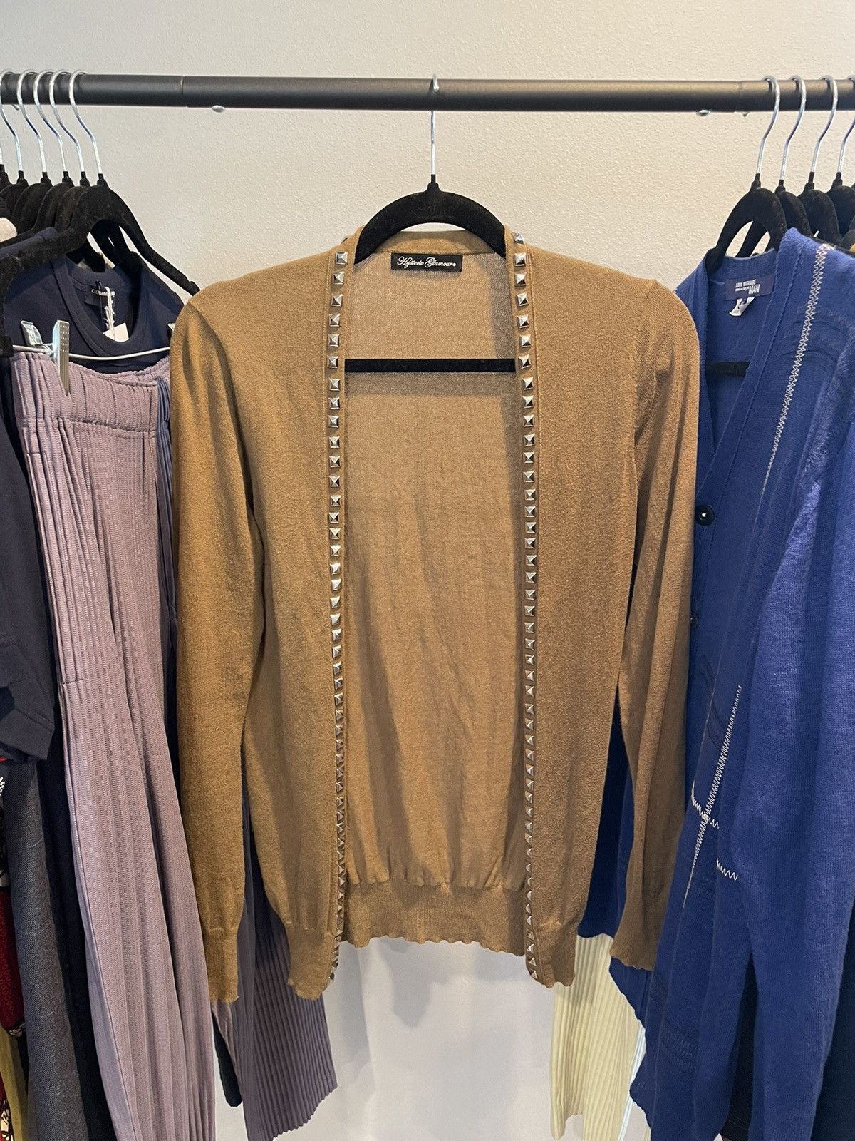 Hysteric Glamour Hysteric Glamour📿 Brown Studded Cardigan Size US S / EU 44-46 / 1 - 2 Thumbnail
