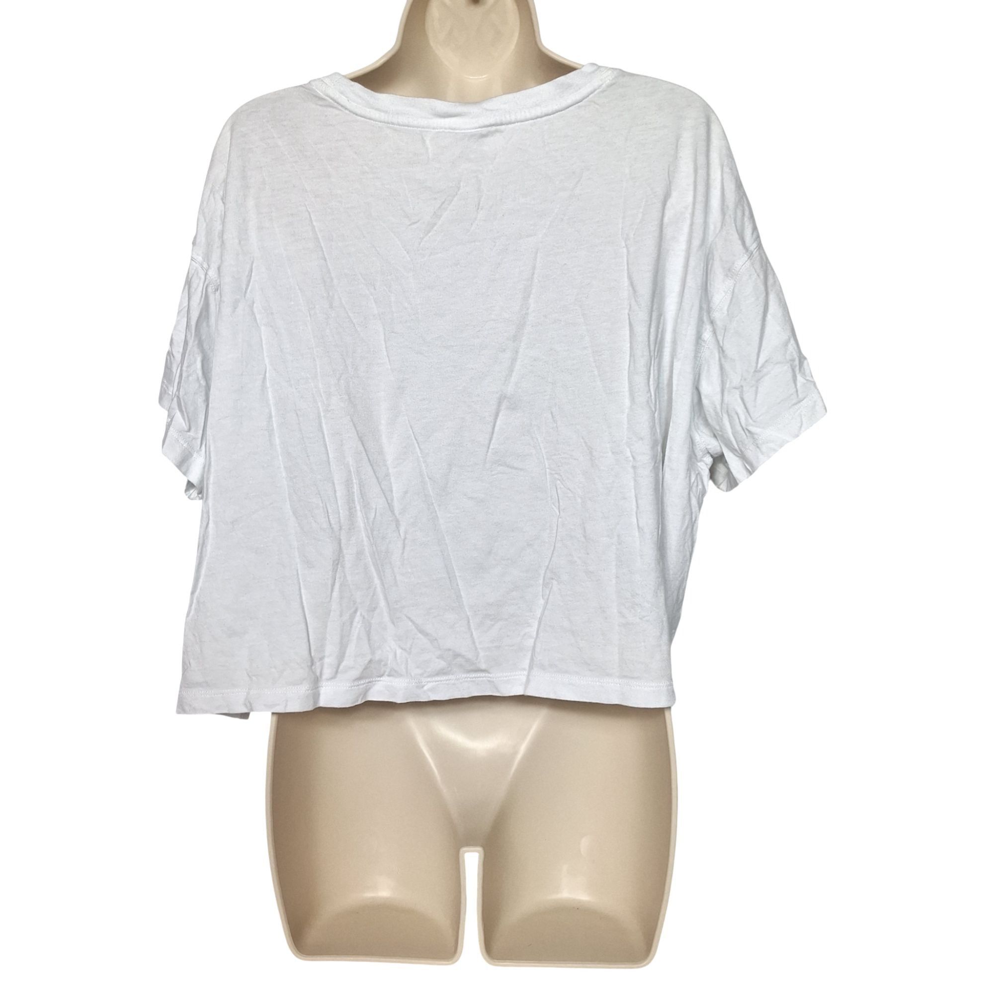 Old Navy Old Navy Womens White Pocket T-Shirt Size L Oversized Short Size L / US 10 / IT 46 - 3 Thumbnail