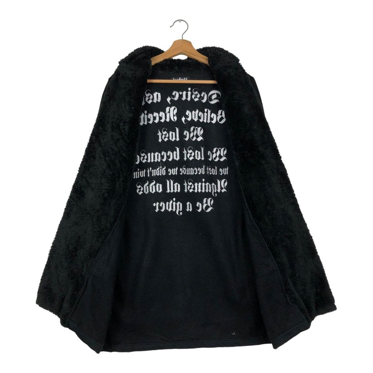 Hysteric Glamour 🔥JACKALL LONG JACKET MINK FUR FLEECE PUNK DESIGN BIG LOGO Size US M / EU 48-50 / 2 - 13 Thumbnail