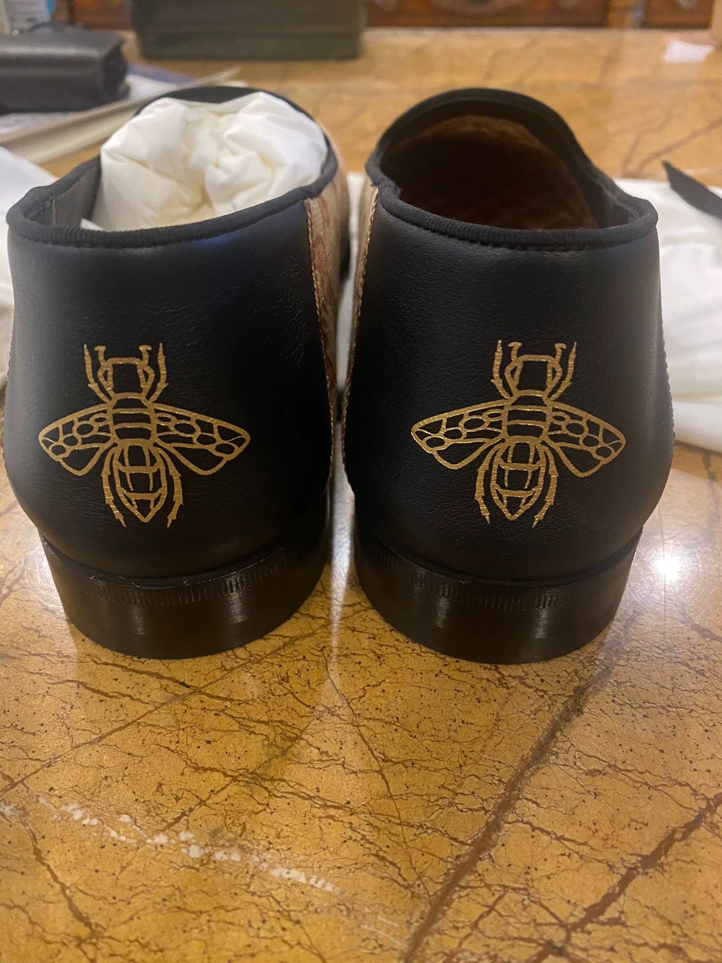 Gucci Gucci Classic GG Monogram Backless Slip-on Loafer US 7 Italy Size US 7 / EU 40 - 8 Thumbnail
